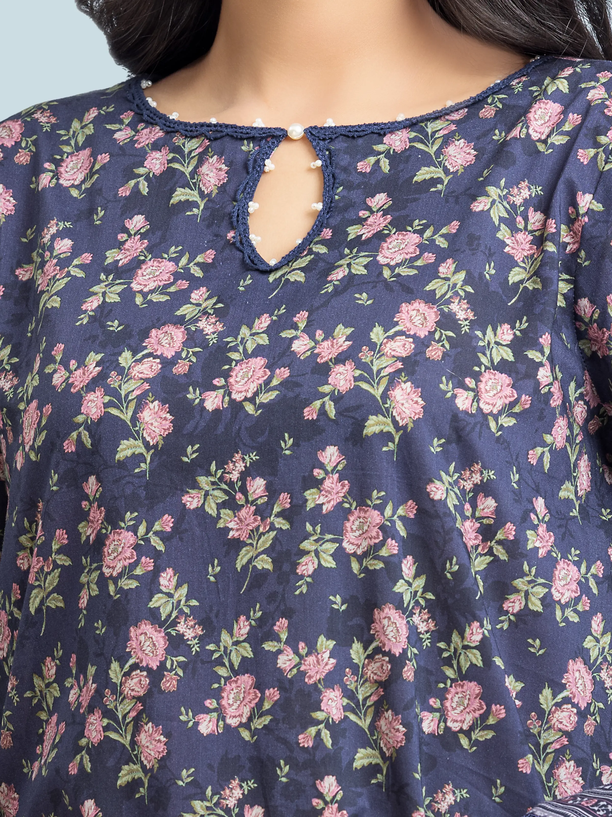 Unstitched Printed Khaddar Suit - EWU24A3-29650-3P - Image 4