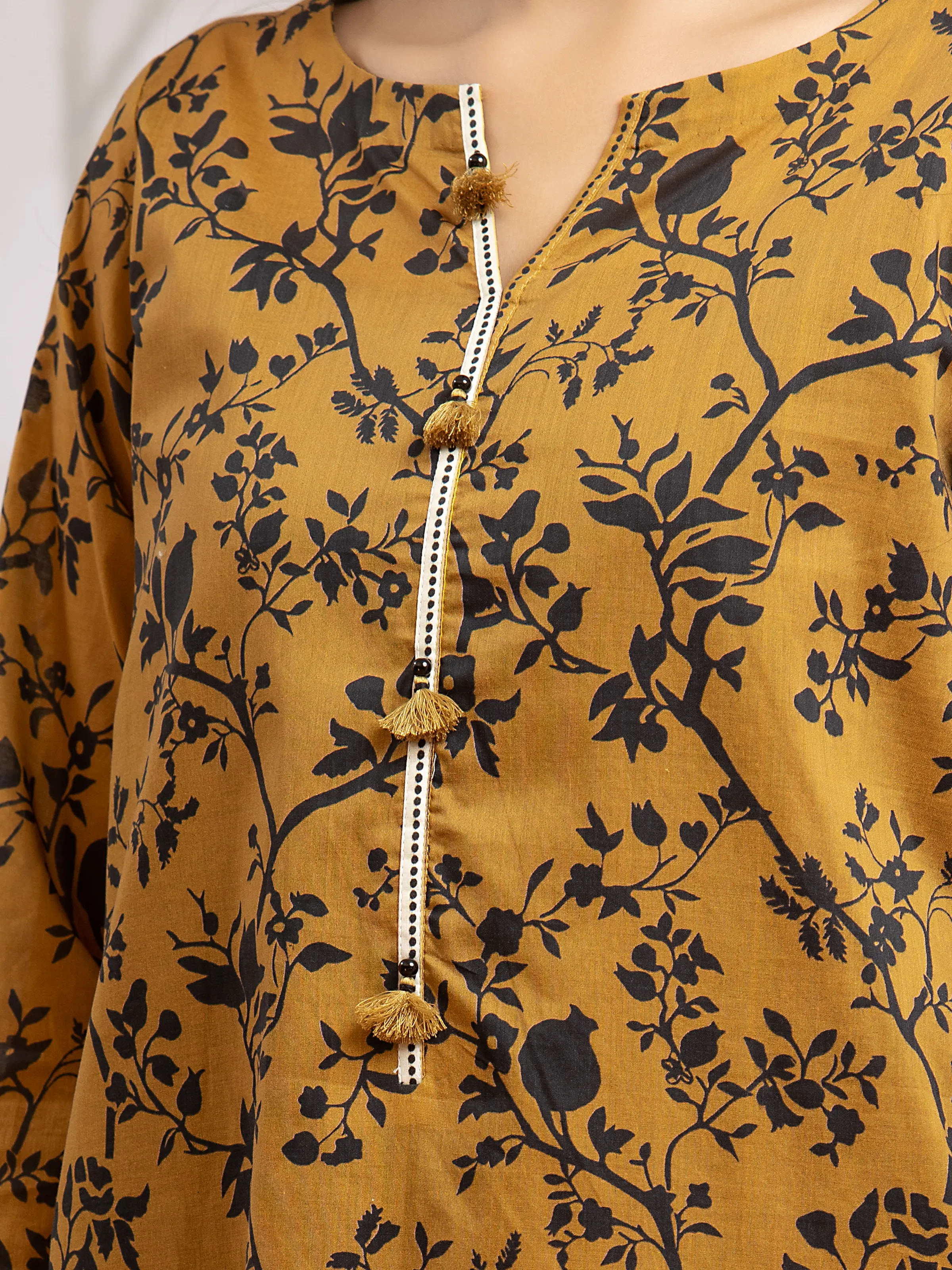 Unstitched Printed Khaddar Suit - EWU24M2-173 - Image 5
