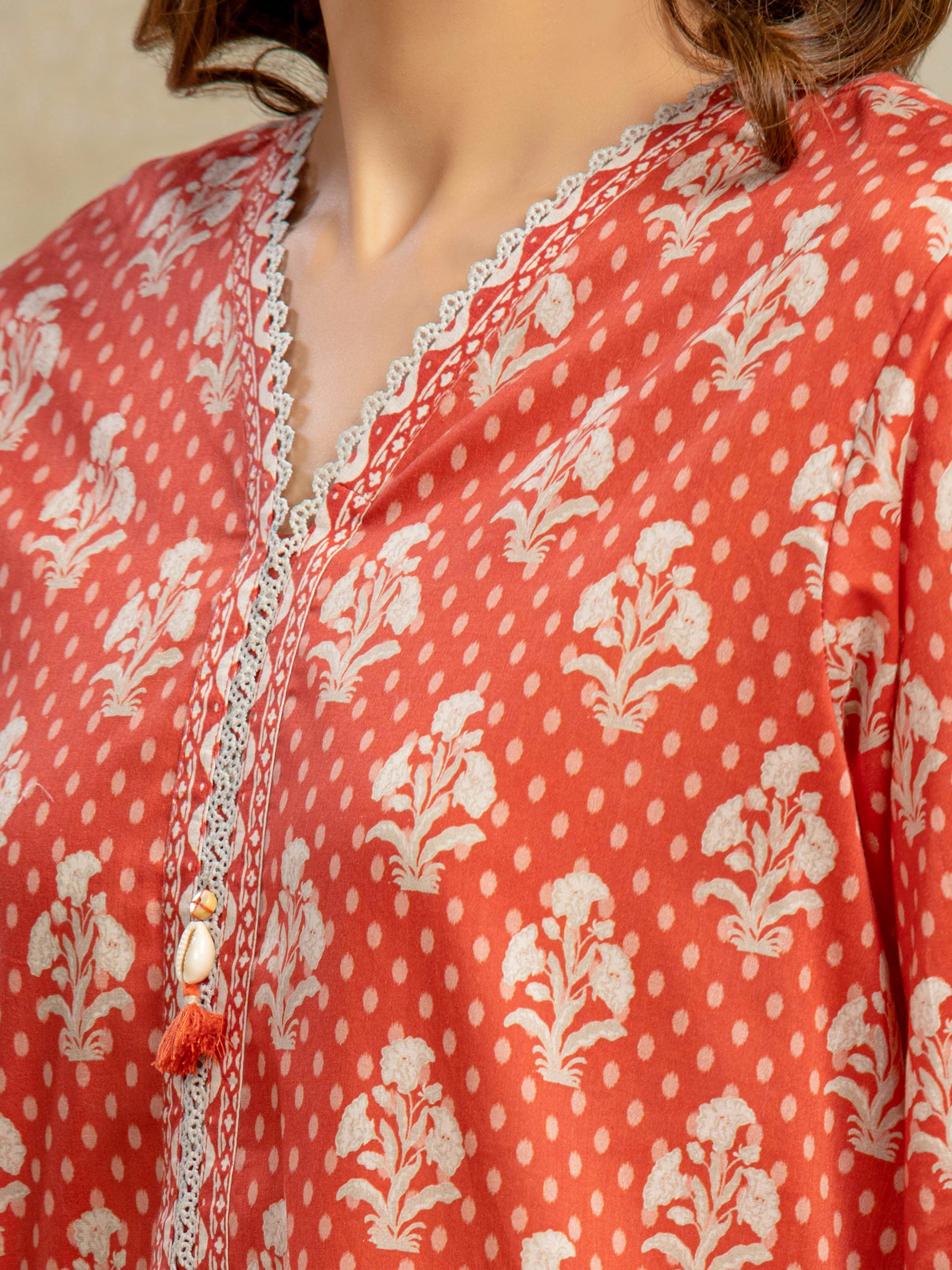 Unstitched Printed Khaddar Shirt - EWU5A3-35938S - Image 3