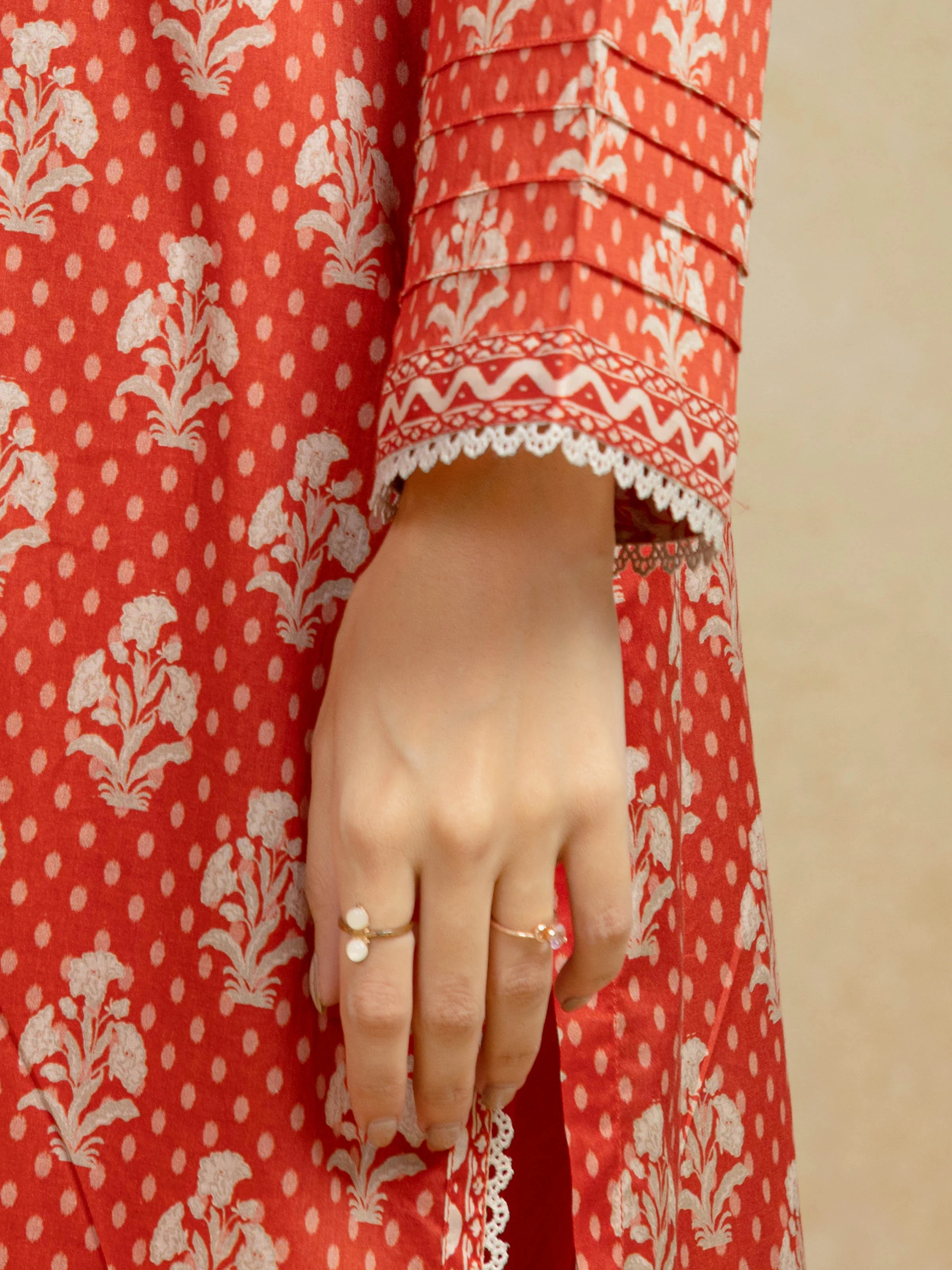 Unstitched Printed Khaddar Shirt - EWU5A3-35938S - Image 4