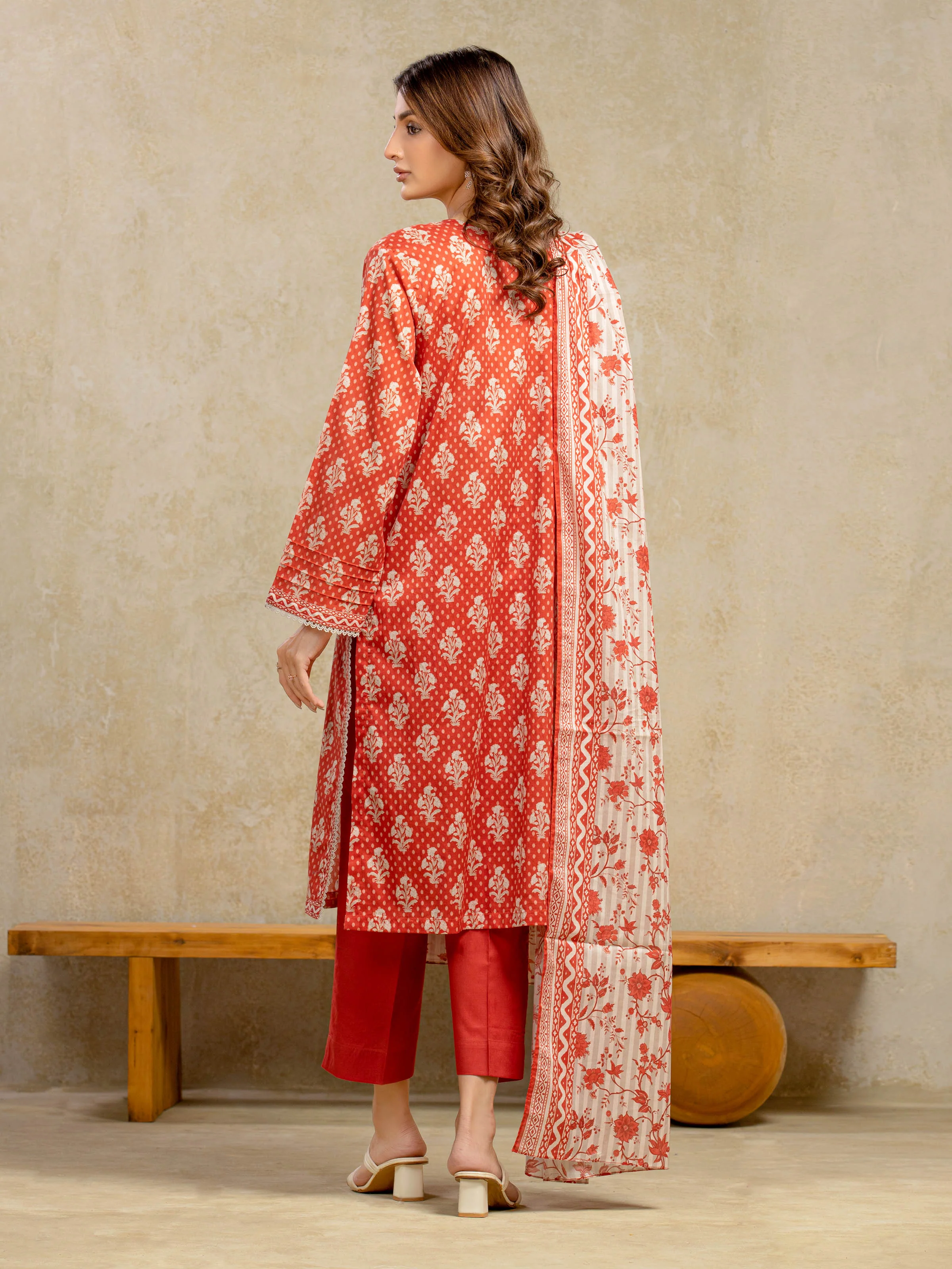 Unstitched Printed Khaddar Shirt - EWU5A3-35938S - Image 6