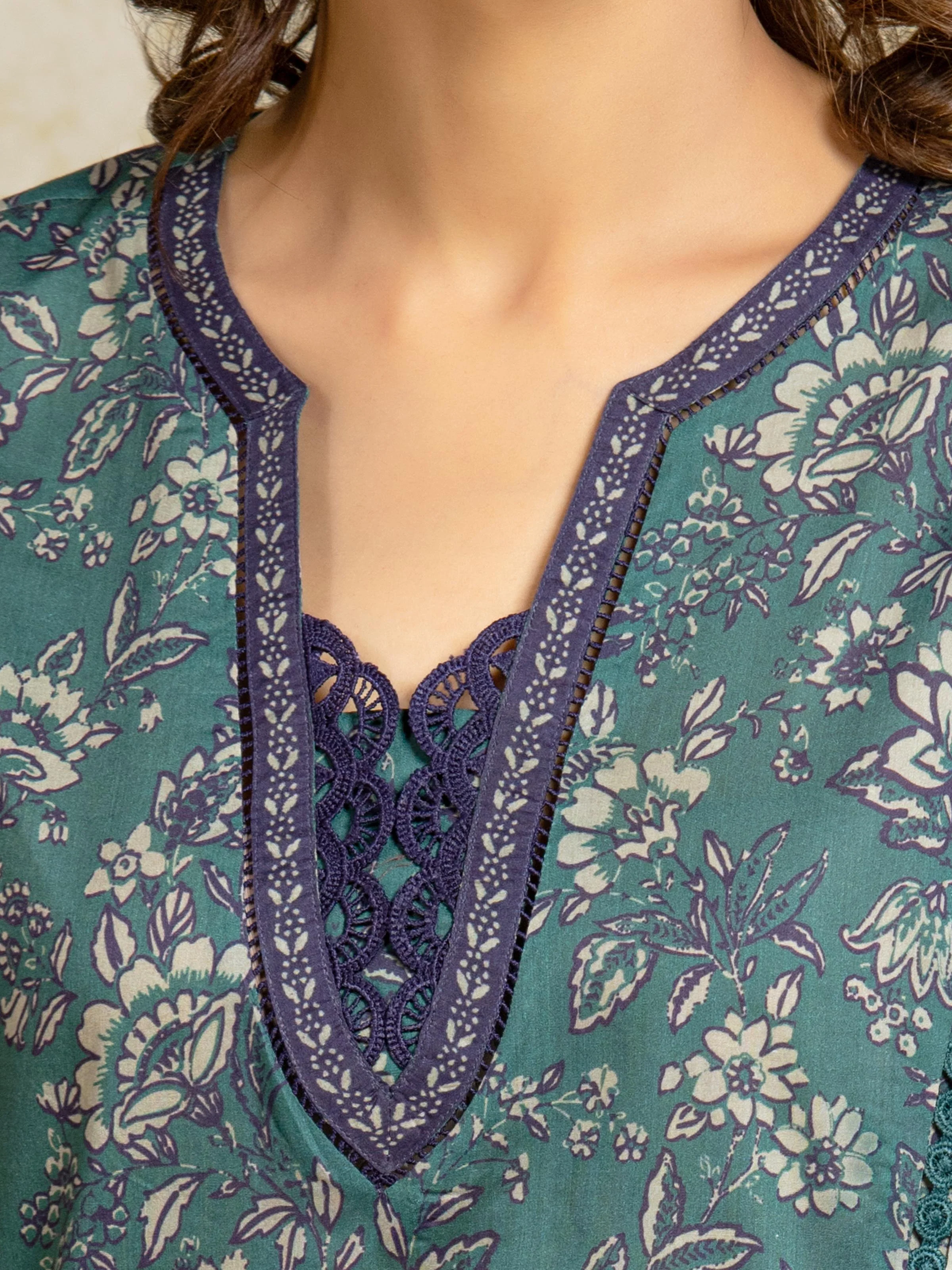 Unstitched Printed Khaddar Shirt - EWU5A3-35996S - Image 3