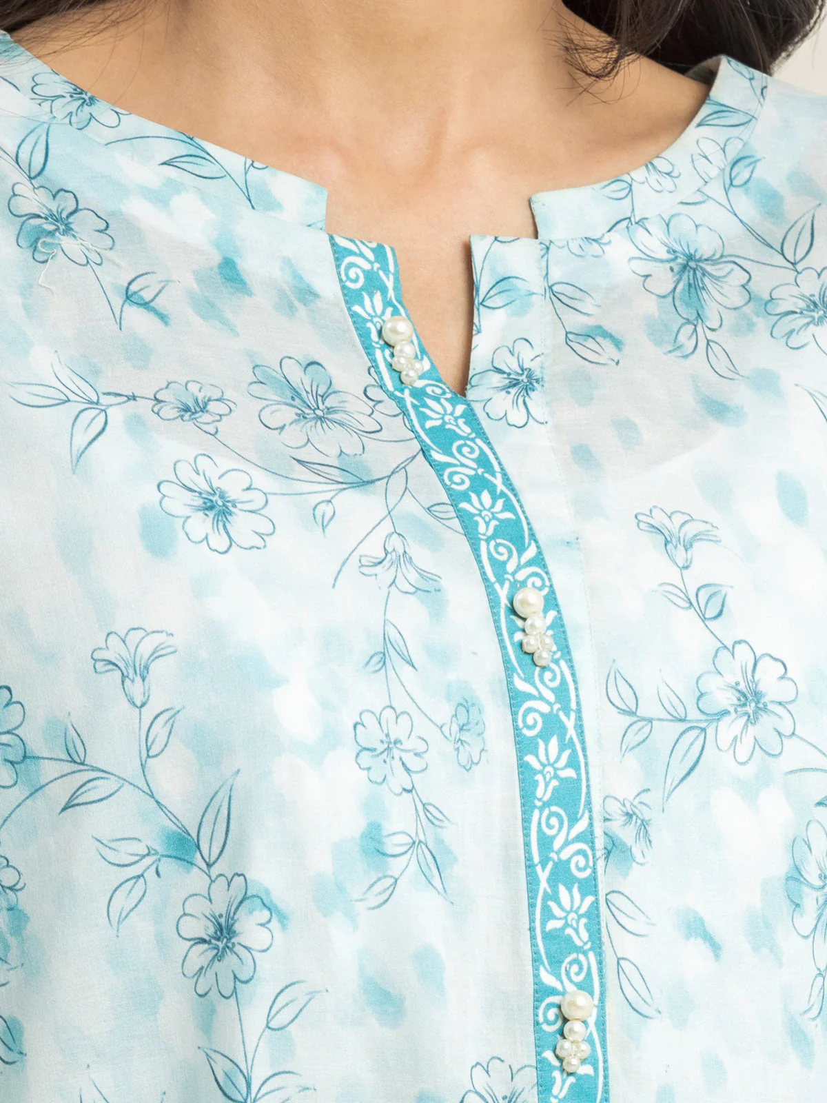 Unstitched  Printed Lawn Shirt - EWU24A1-29033S - Image 2