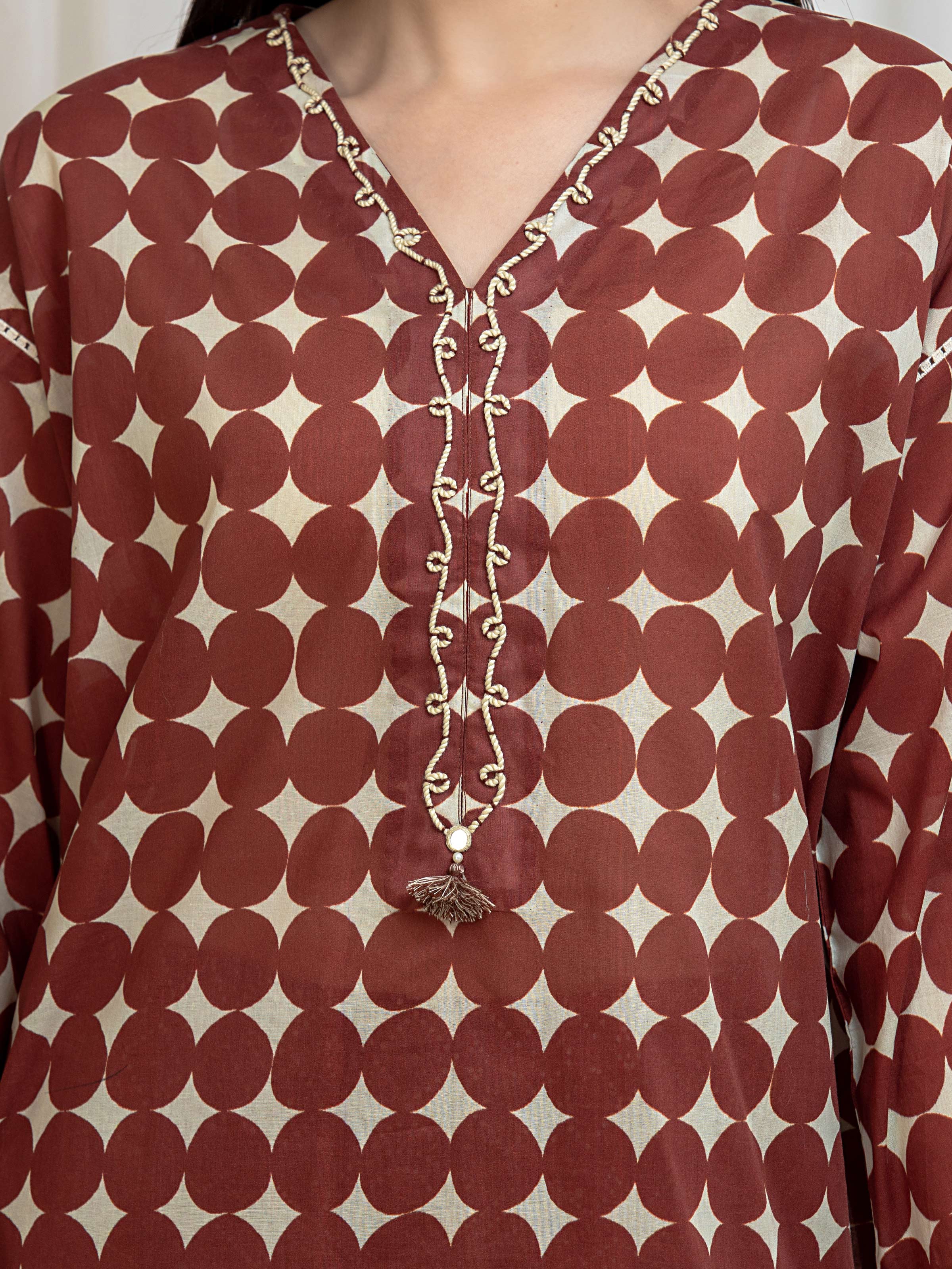 Unstitched Printed Lawn Shirt Trouser - EWU6A1-36817ST - Image 3