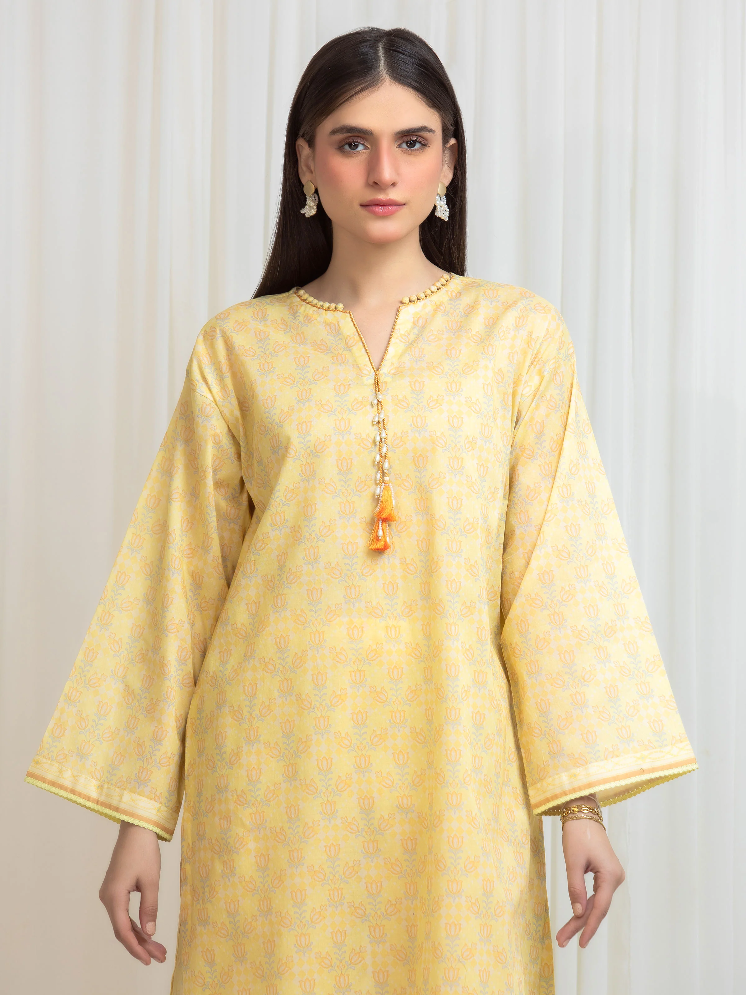 Unstitched Printed Lawn Shirt Trouser - EWU6A1-36819ST - Image 2