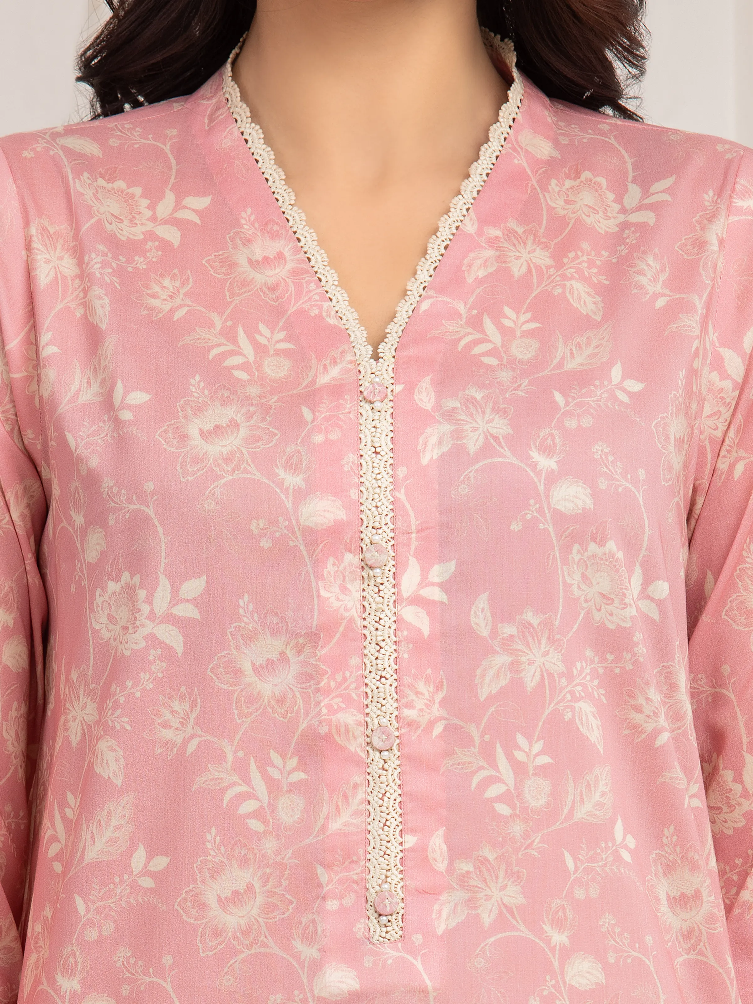 Unstitched Printed Lawn Suit - EWU6A1-36593-3P - Image 3