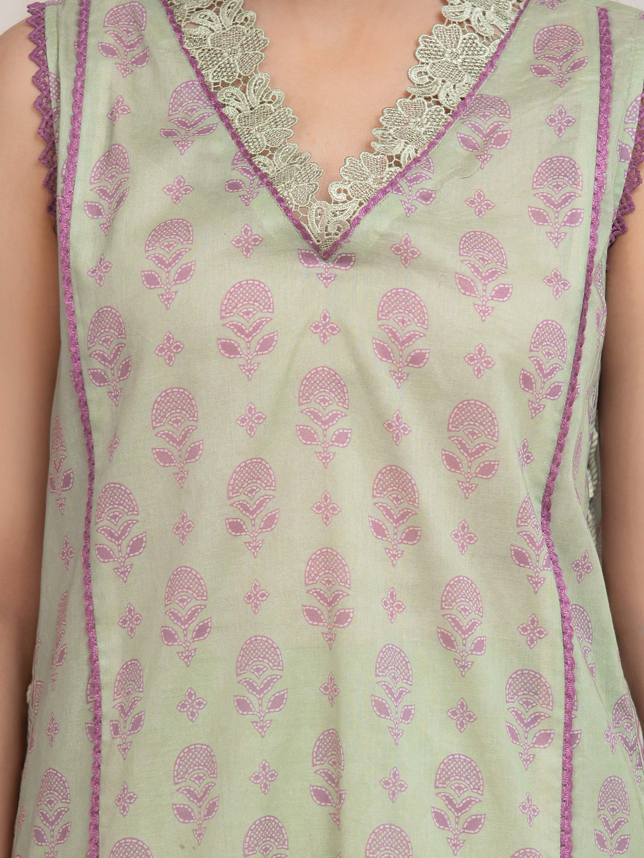 Unstitched Printed Lawn Suit - EWU6A1-36656-3P - Image 3