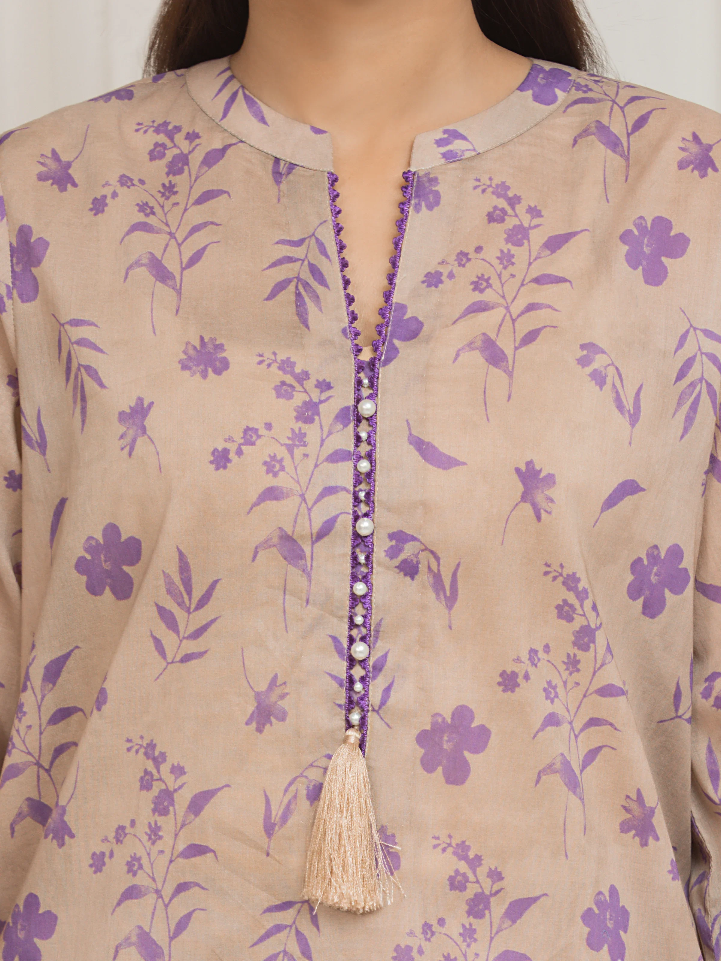 Unstitched Printed Lawn Suit - EWU6A1-36681-3P - Image 4