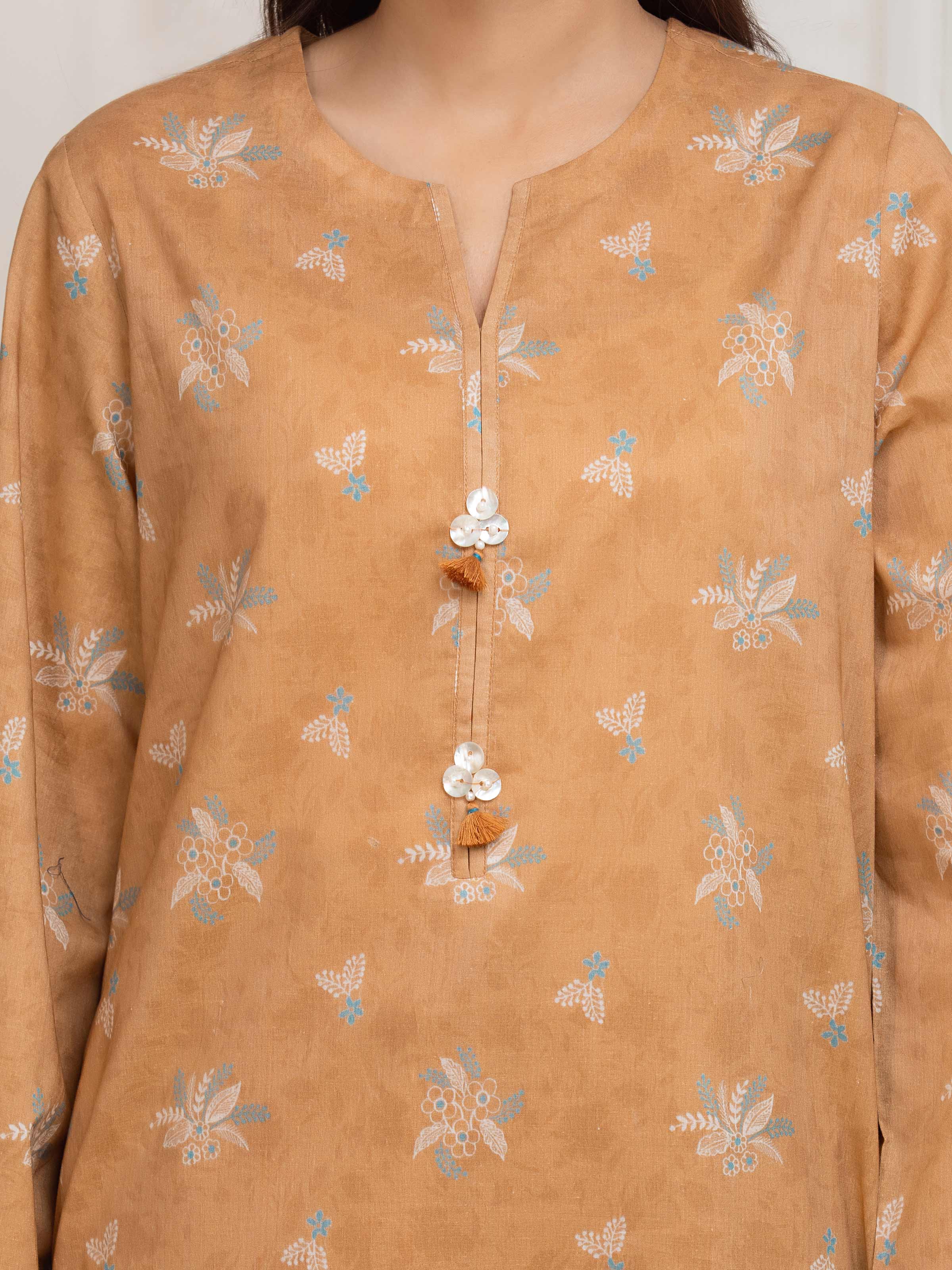 Unstitched Printed Lawn Suit - EWU6A1-36699-3P - Image 3