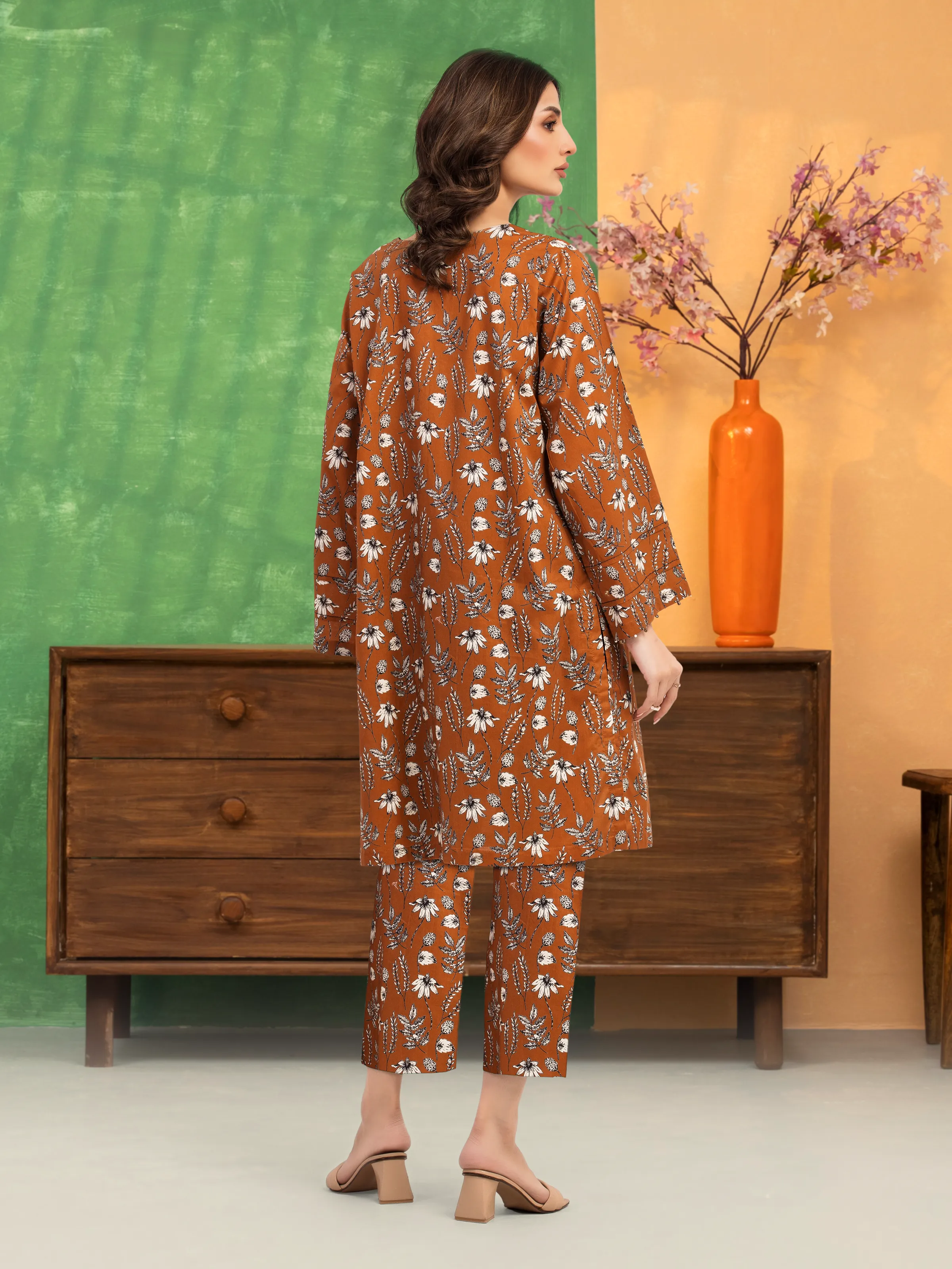 Unstitched Printed Lawn Suit - EWU6A1-36801ST - Image 5