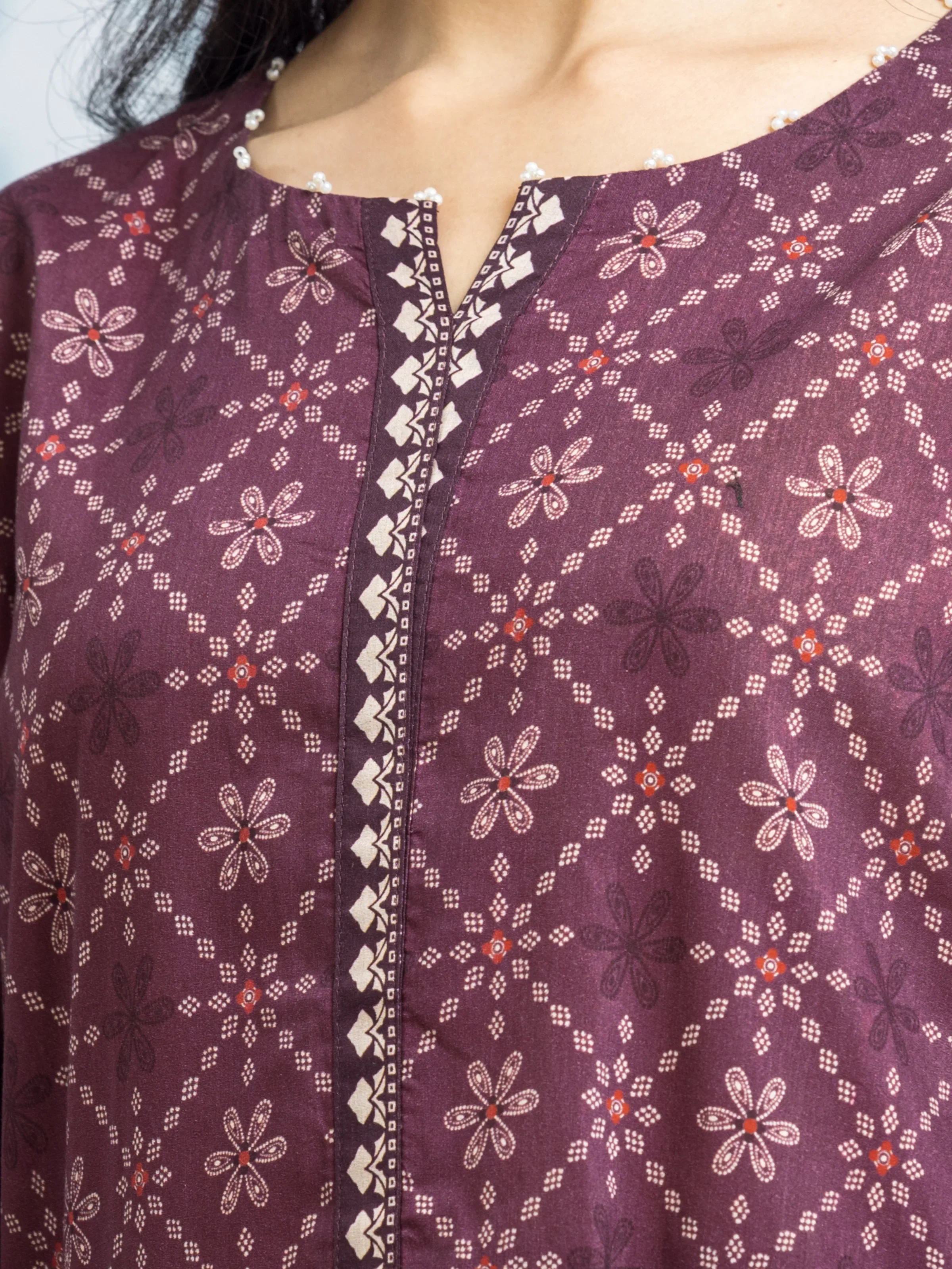 Unstitched Printed Khaddar Shirt - EWU24A3-29301S - Image 2