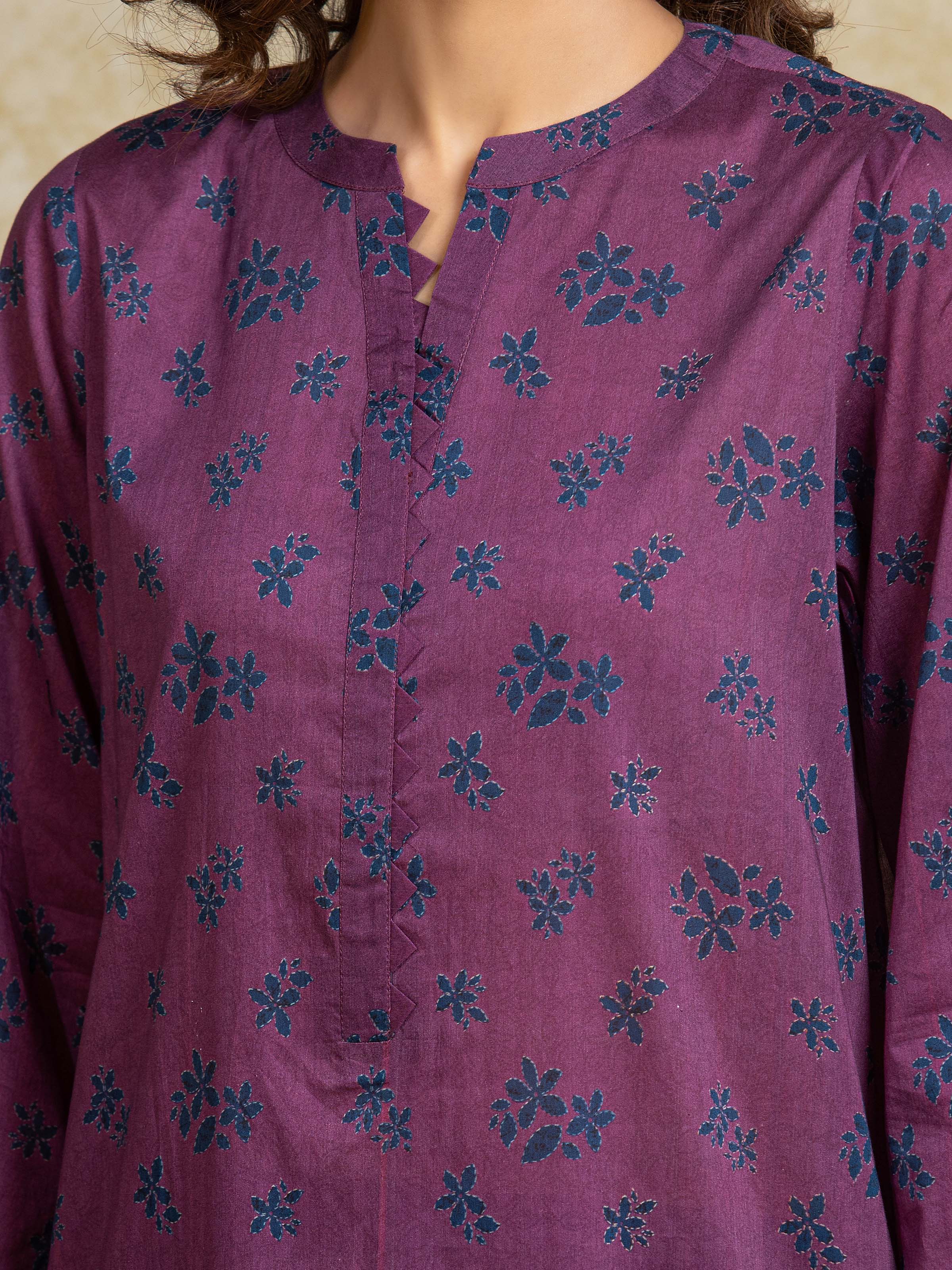 Unstitched Printed Khaddar Suit - EWU5A3-35921-3P - Image 4