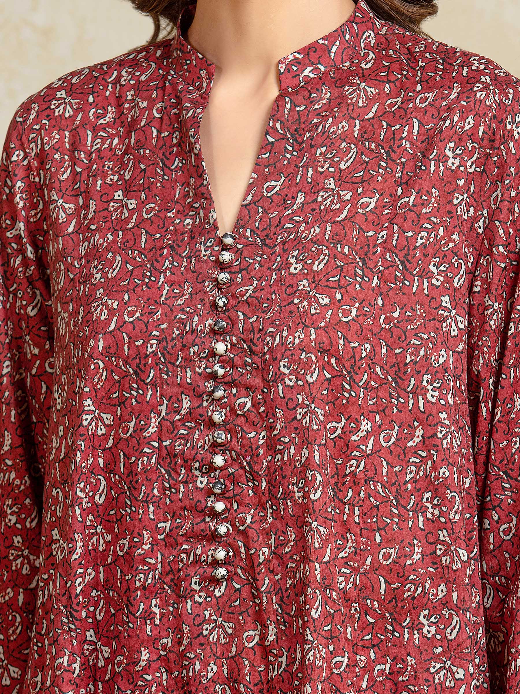 Unstitched Printed Khaddar Suit - EWU5A3-35901-3P - Image 3