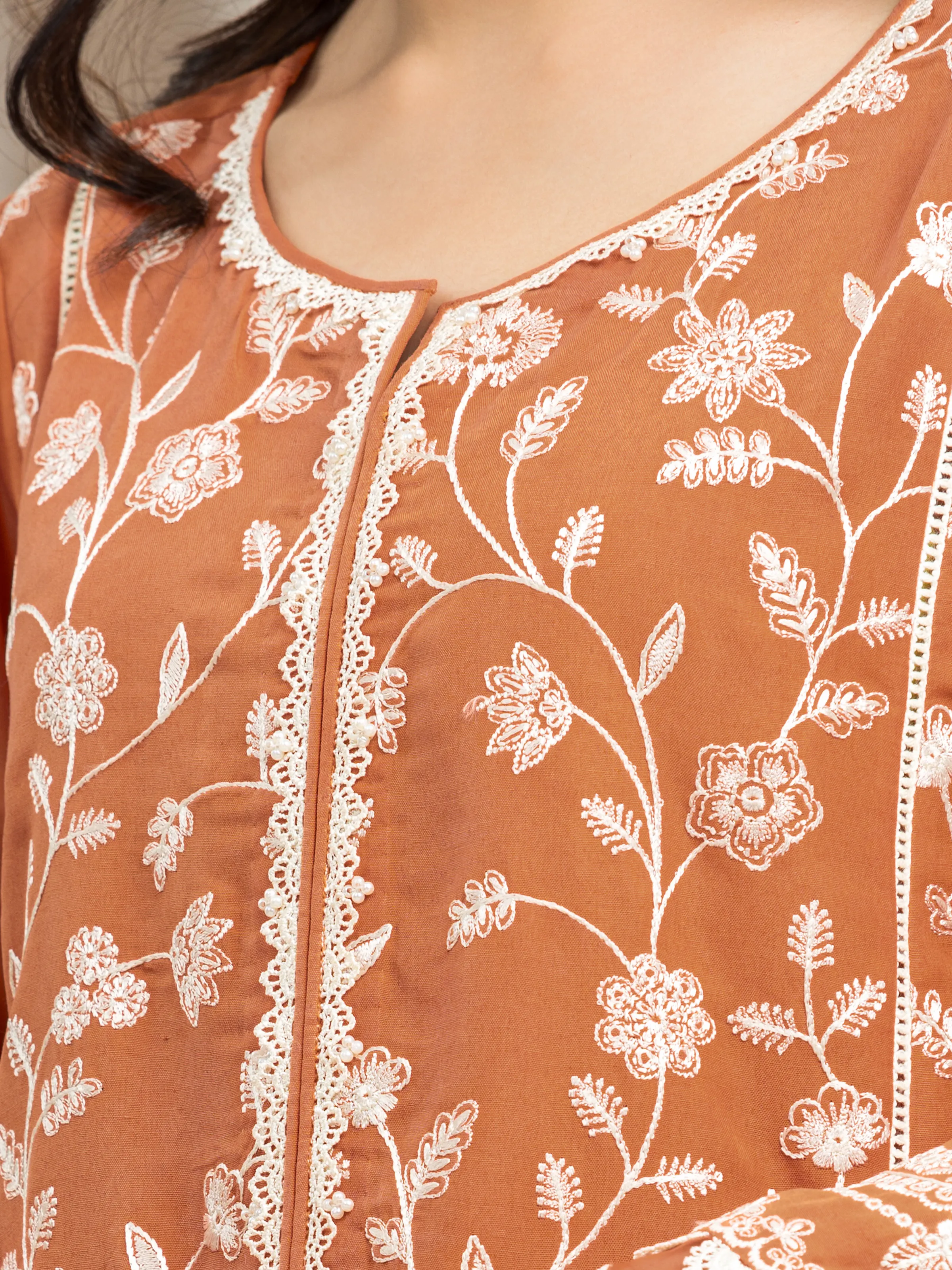 Unstitched Embroidered Cambric Suit - EWU24V2-30142-3P - Image 3