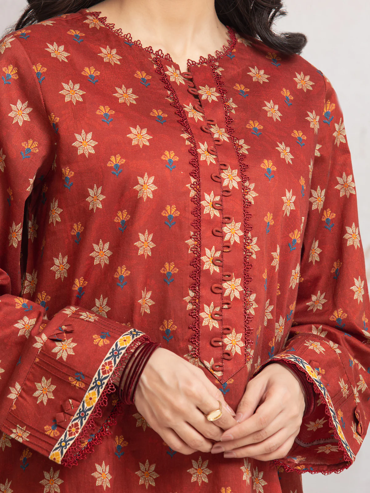 Unstitched Printed Cambric Suit - EWU24M2-016 - Image 5