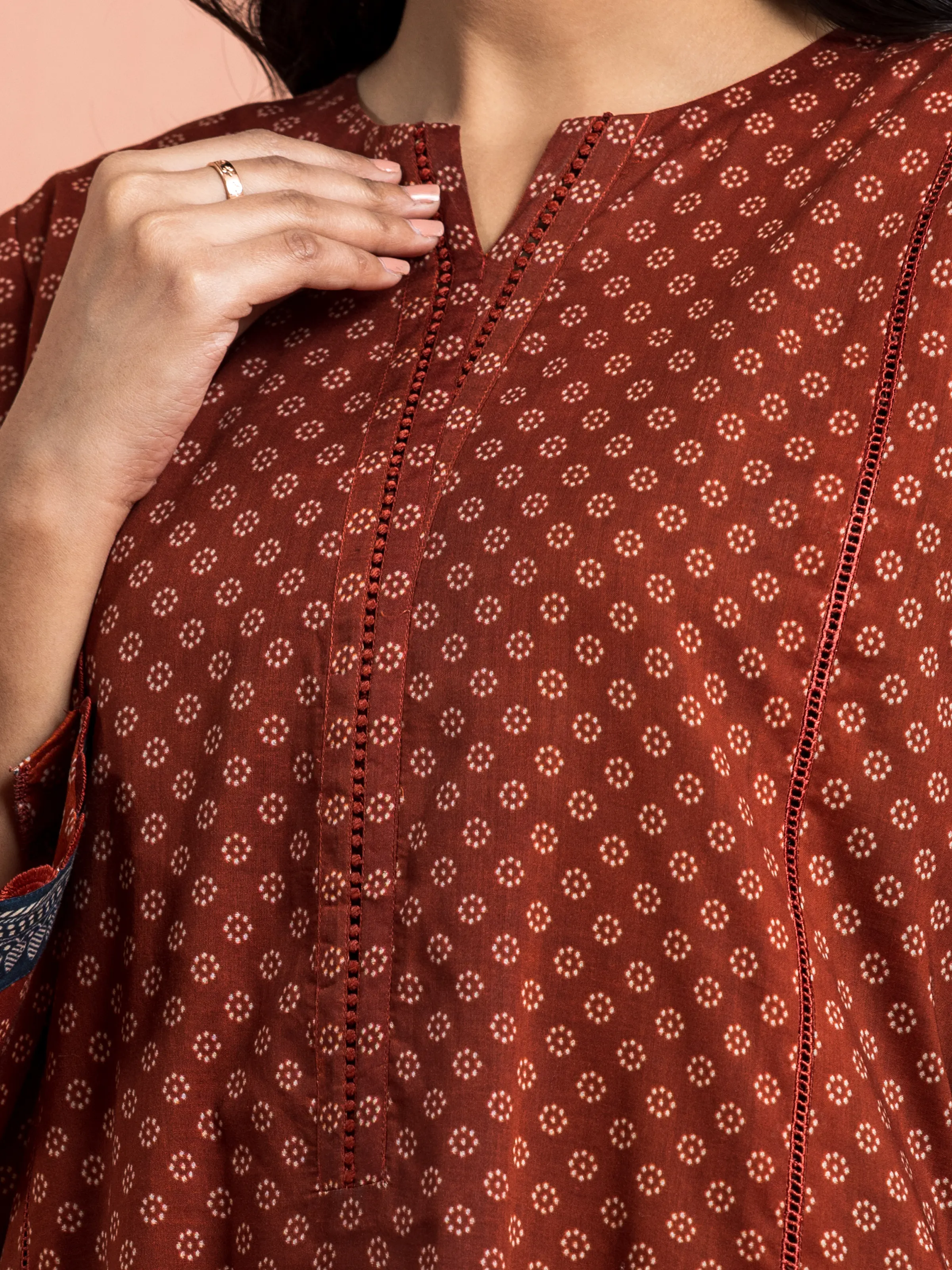 Unstitched Printed Khaddar Suit - EWU24M3-091 - Image 3