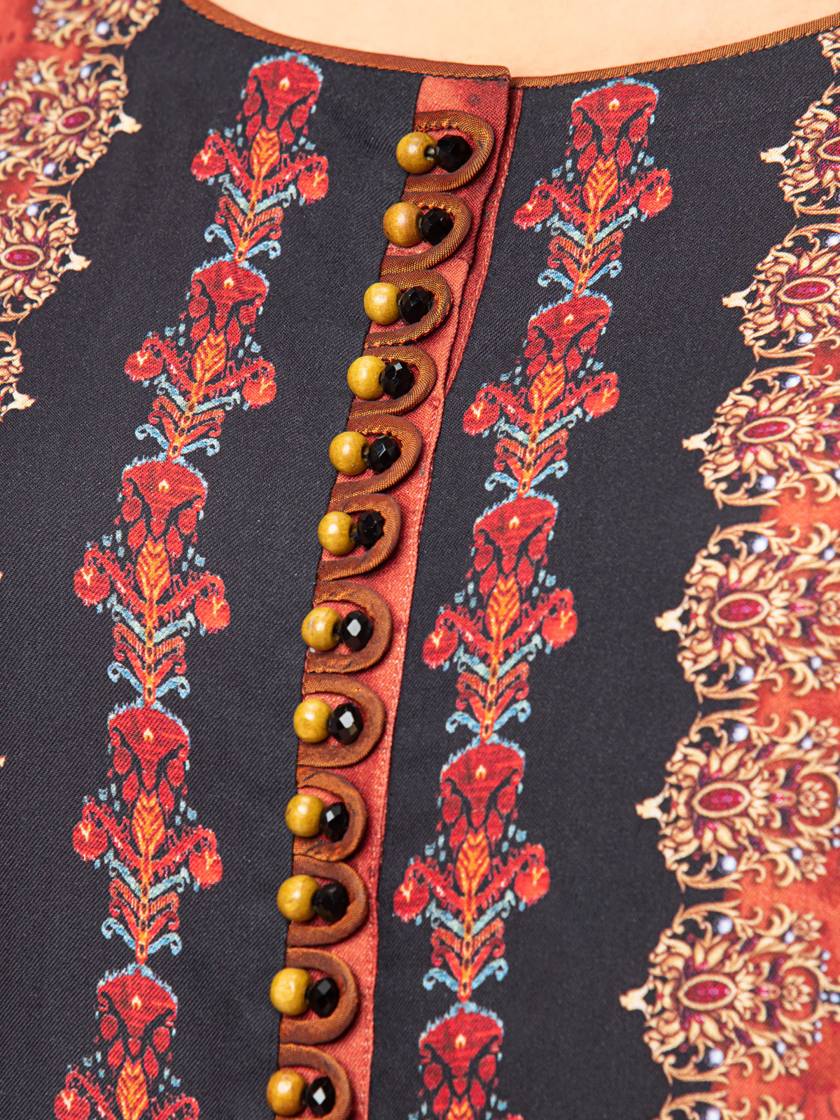 Unstitched Printed Viscose Shirt Trouser - EWU22A4-24030ST - Image 5