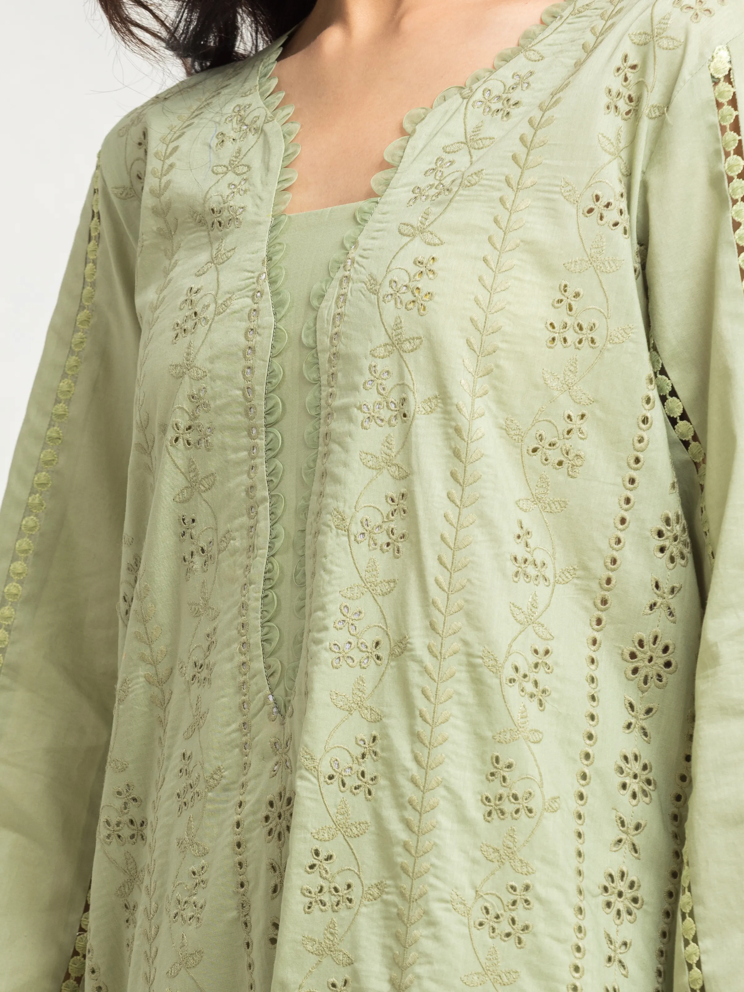 Unstitched Embroidered Cambric Suit - EWU24V2-28617-3P - Image 2