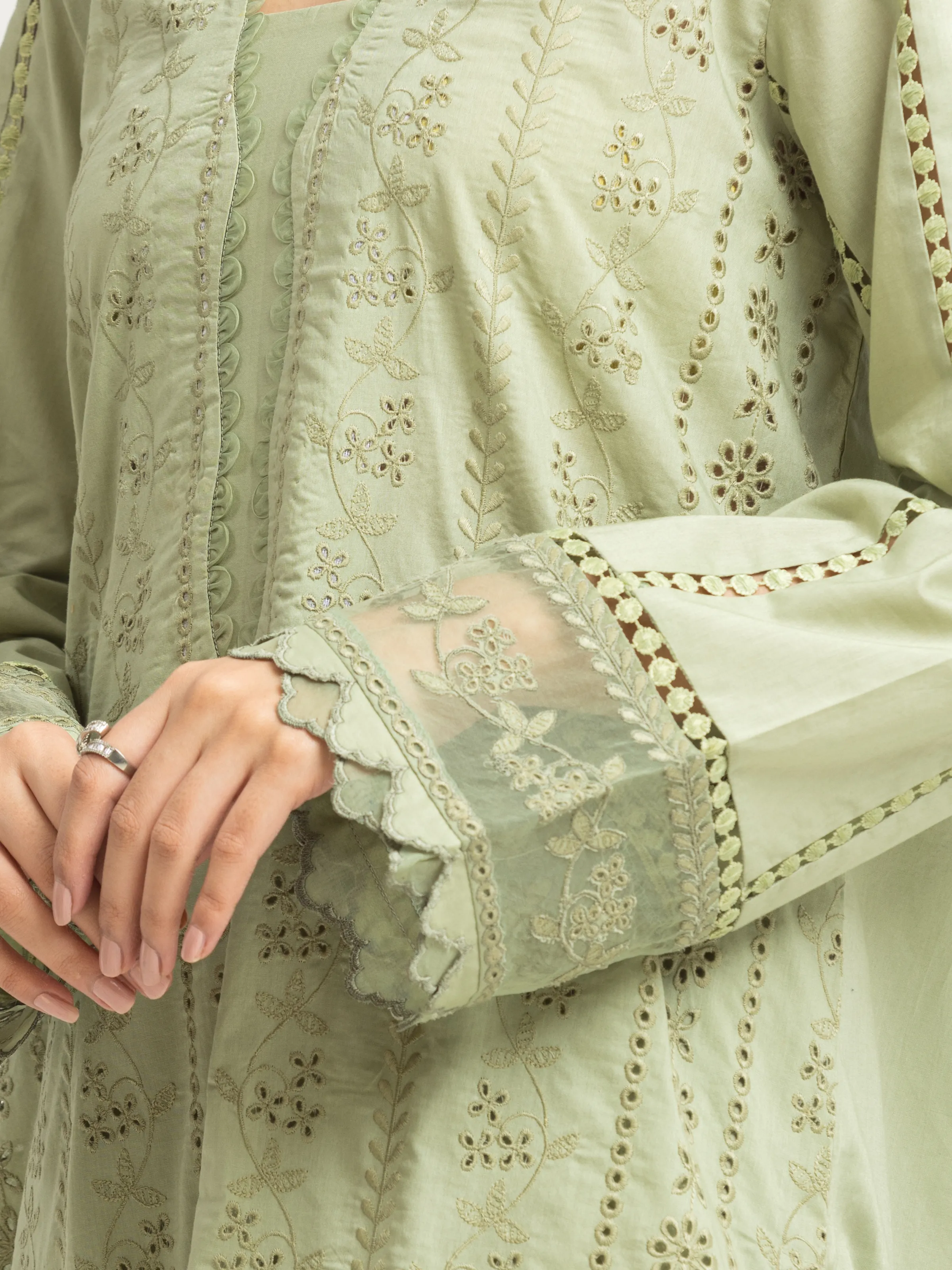 Unstitched Embroidered Cambric Suit - EWU24V2-28617-3P - Image 3