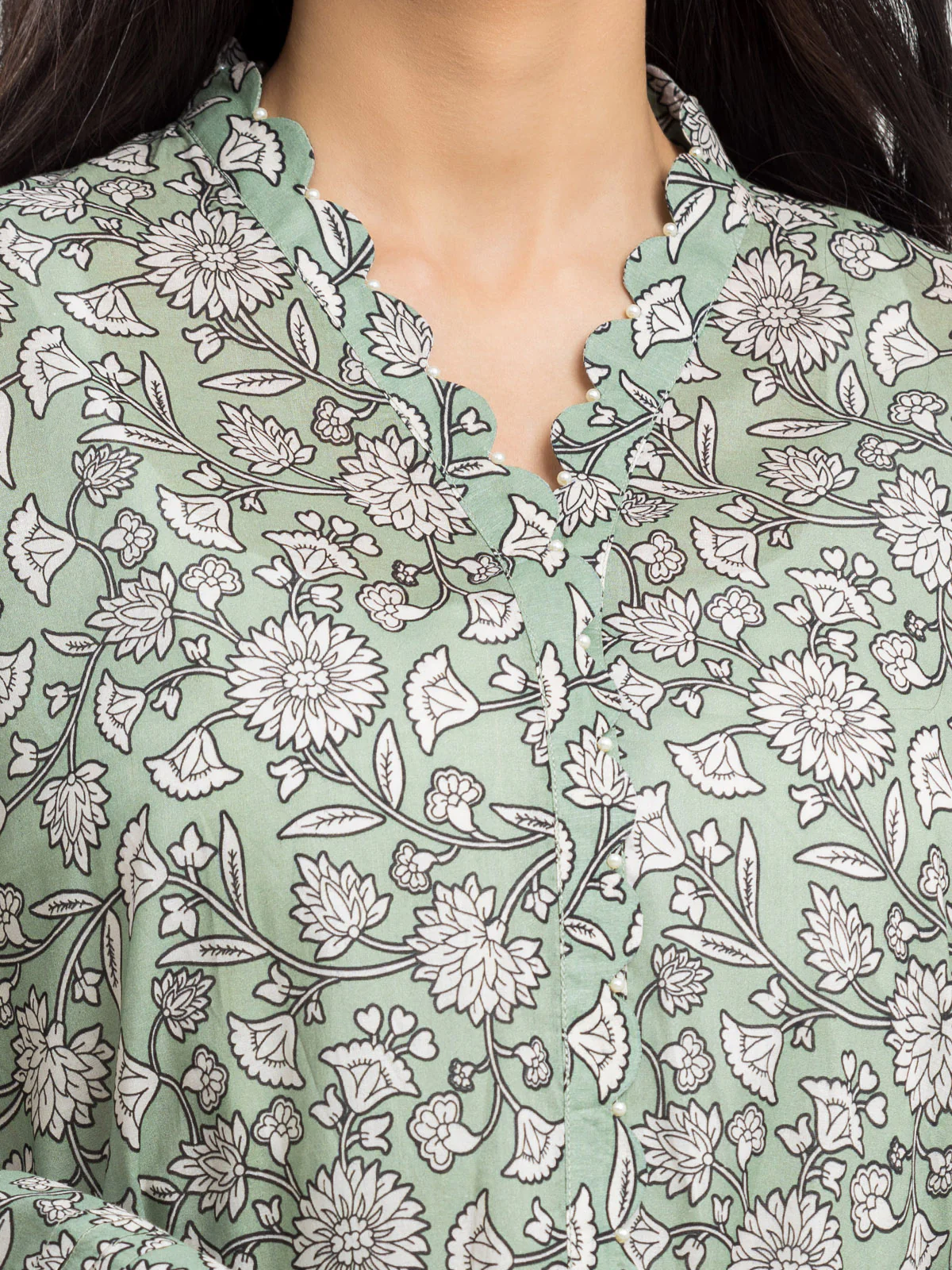 Unstitched Printed Lawn Suit - EWU24A1-29137-3P - Image 3