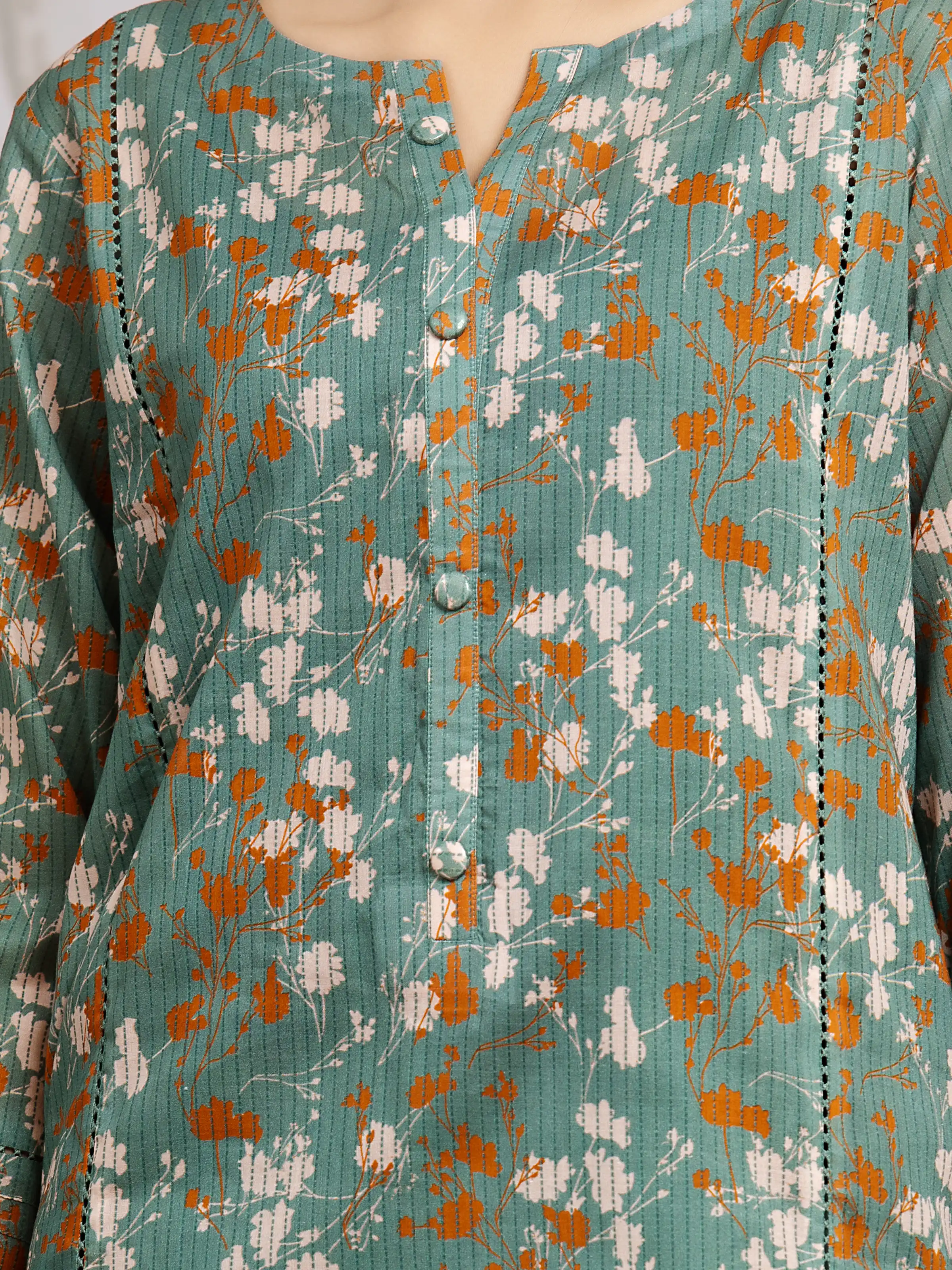 Unstitched Printed Khaddar Shirt - EWU24A3-29805S - Image 3