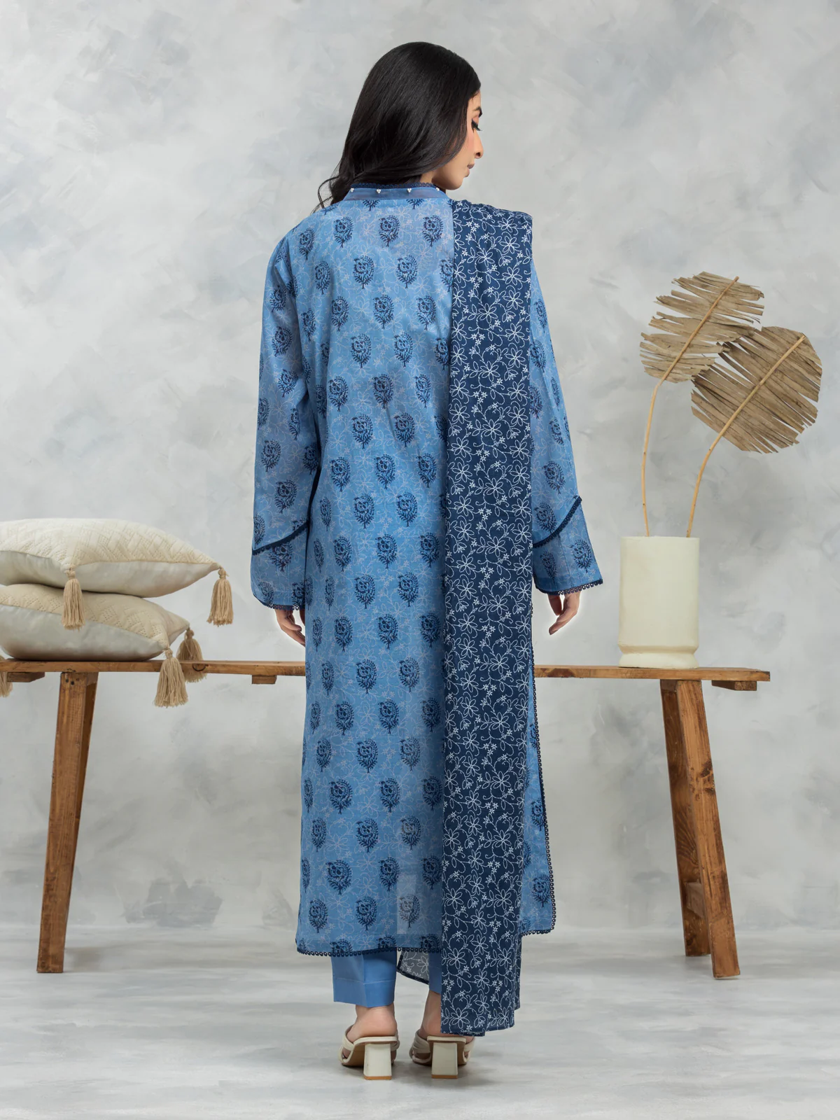 Unstitched Printed Cambric Suit - EWU24A2-29267-3P - Image 4