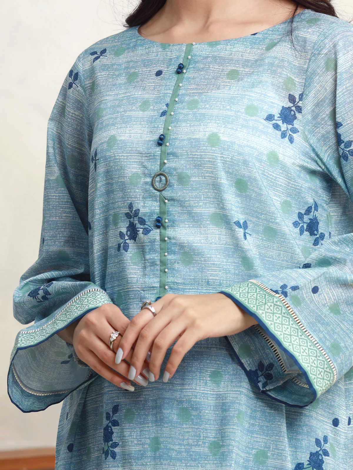 Unstitched Printed Lawn Shirt Dupatta - EWU24A1-28154SD - Image 2