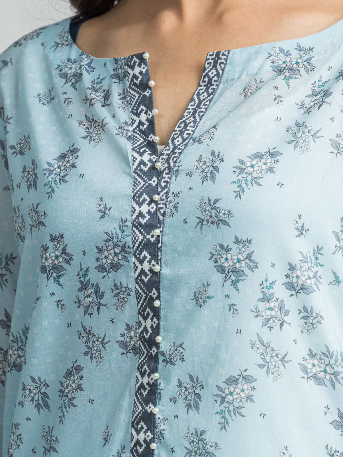 Unstitched Printed Lawn Shirt Dupatta - EWU24A1-28228SD - Image 2