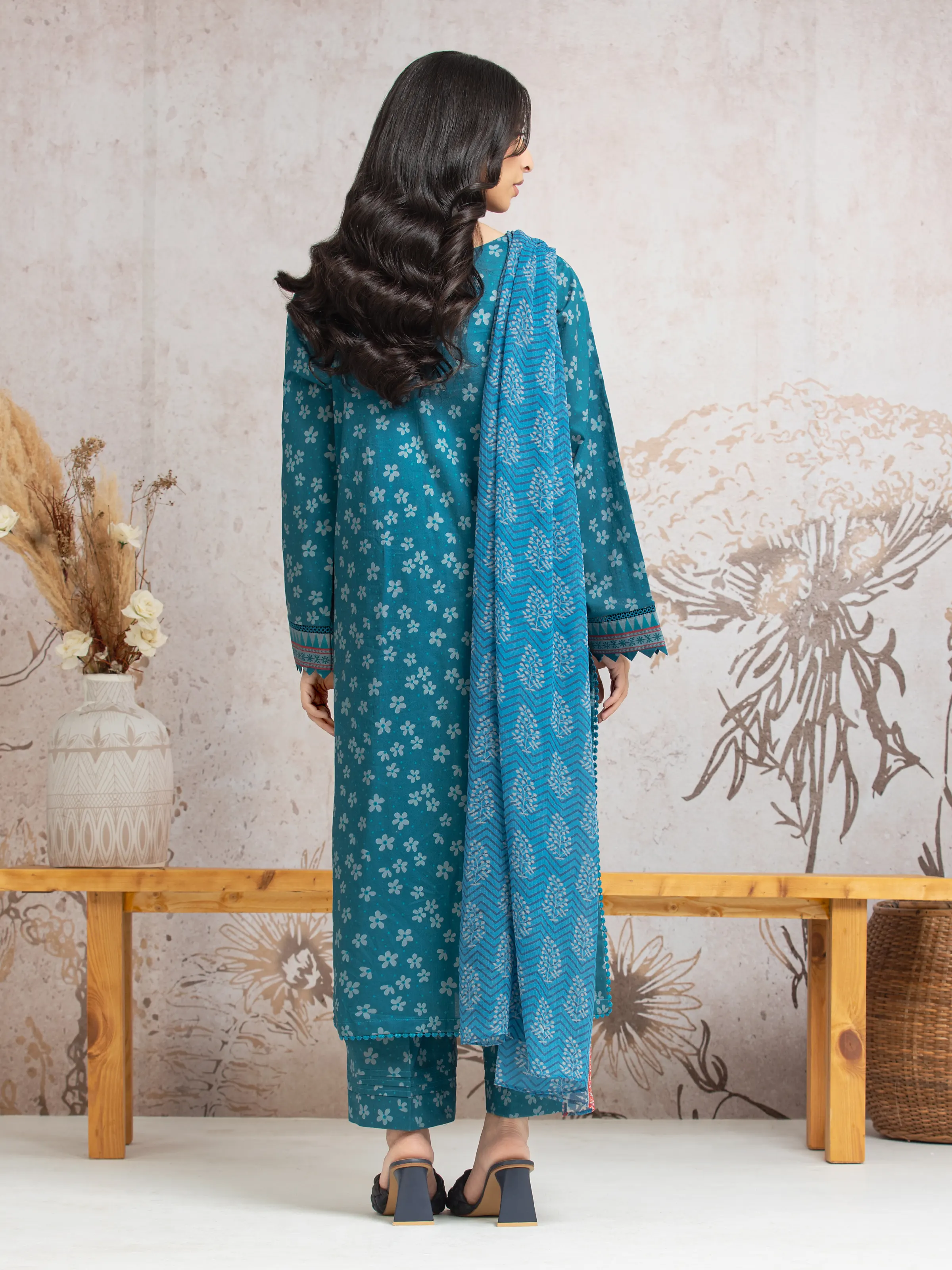 Unstitched Printed Cambric Suit - EWU24M2-006 - Image 2