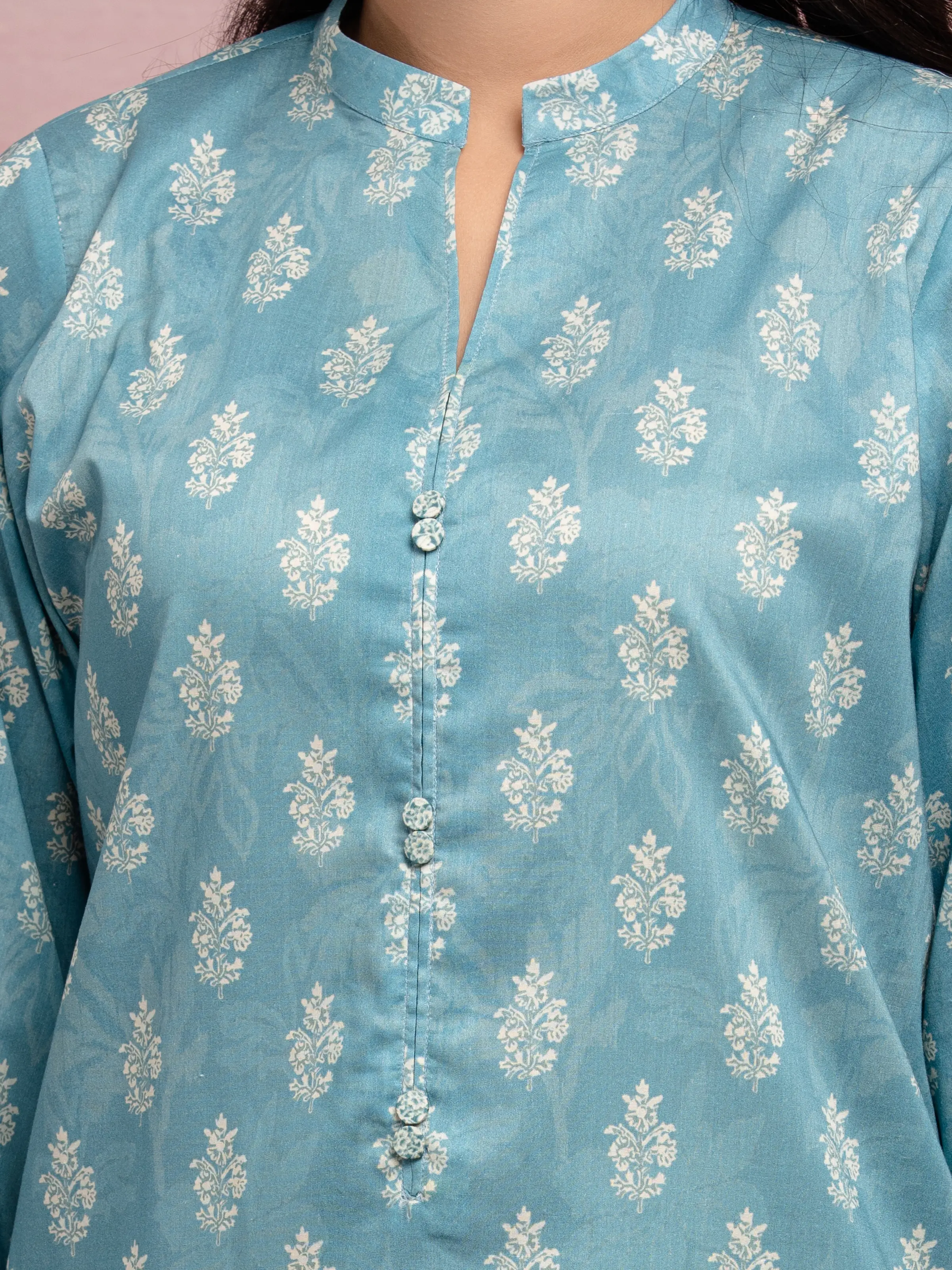 Unstitched Printed Lawn Suit - EWU5A1-35048-3P - Image 3