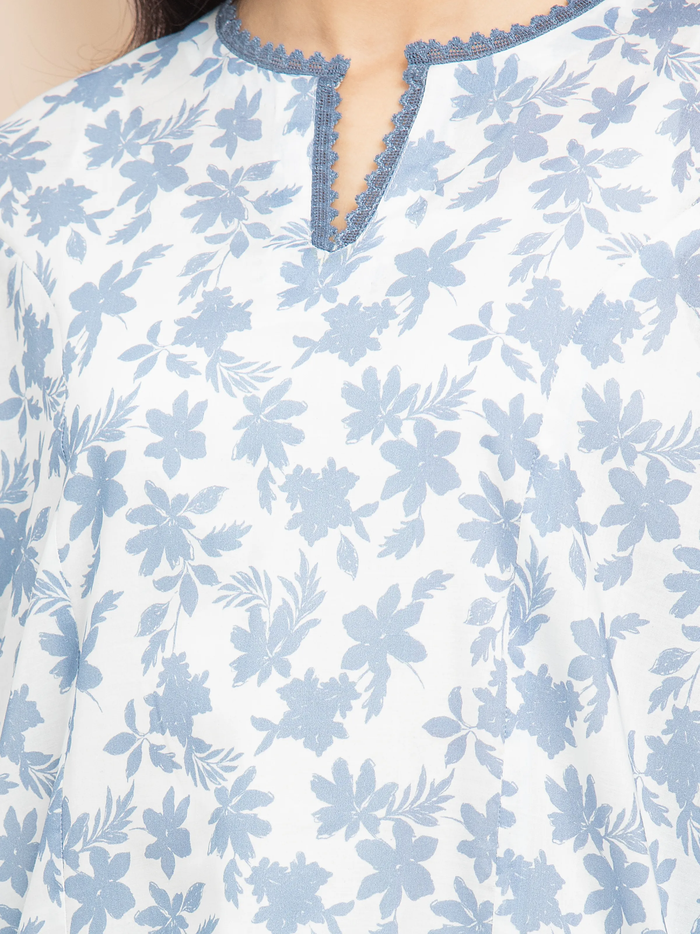 Unstitched Printed Lawn Suit - EWU5A1-35037-3P - Image 3