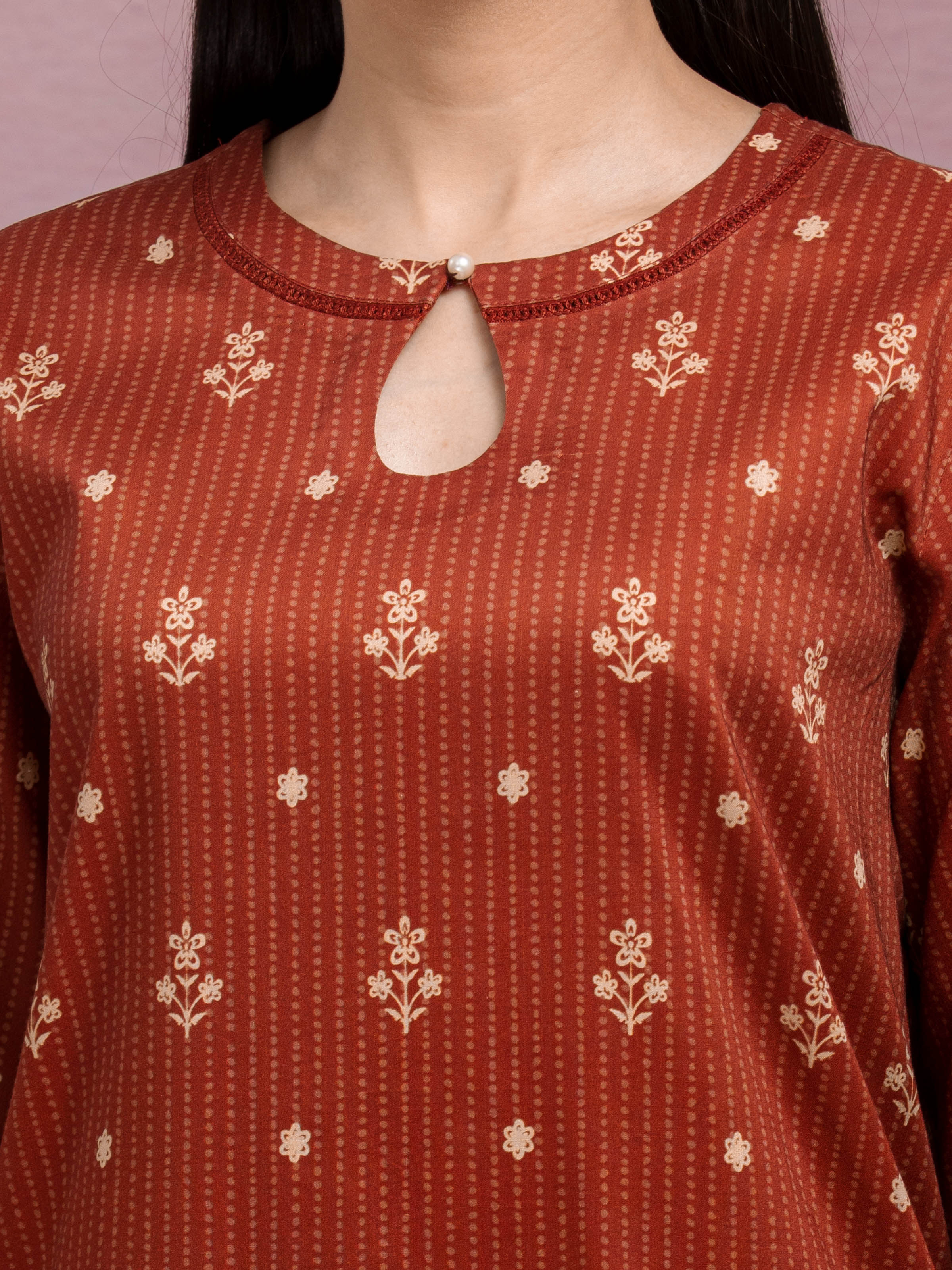 Unstitched Printed Khaddar Suit - EWU5M3-116-3P - Image 3