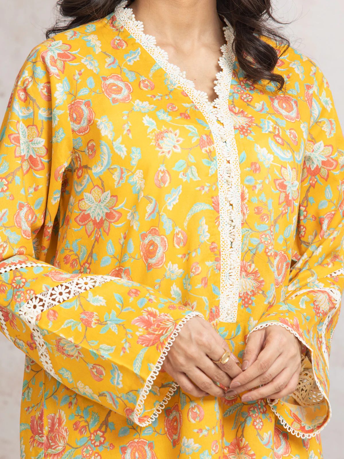 Unstitched Printed Cambric Shirt - EWU24M2-002S - Image 2