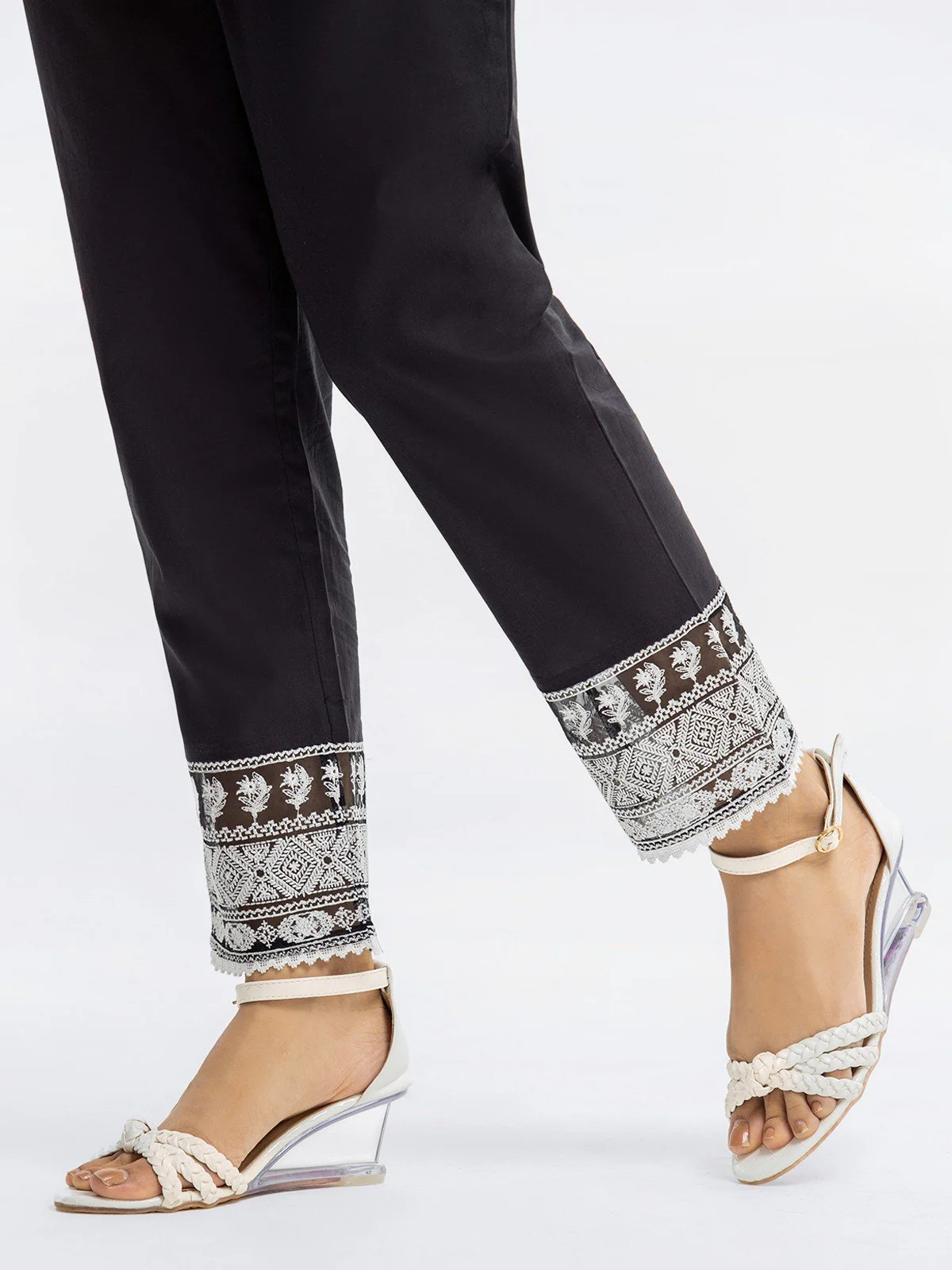Women's Black Trouser - EWBE22-76398 - Image 3