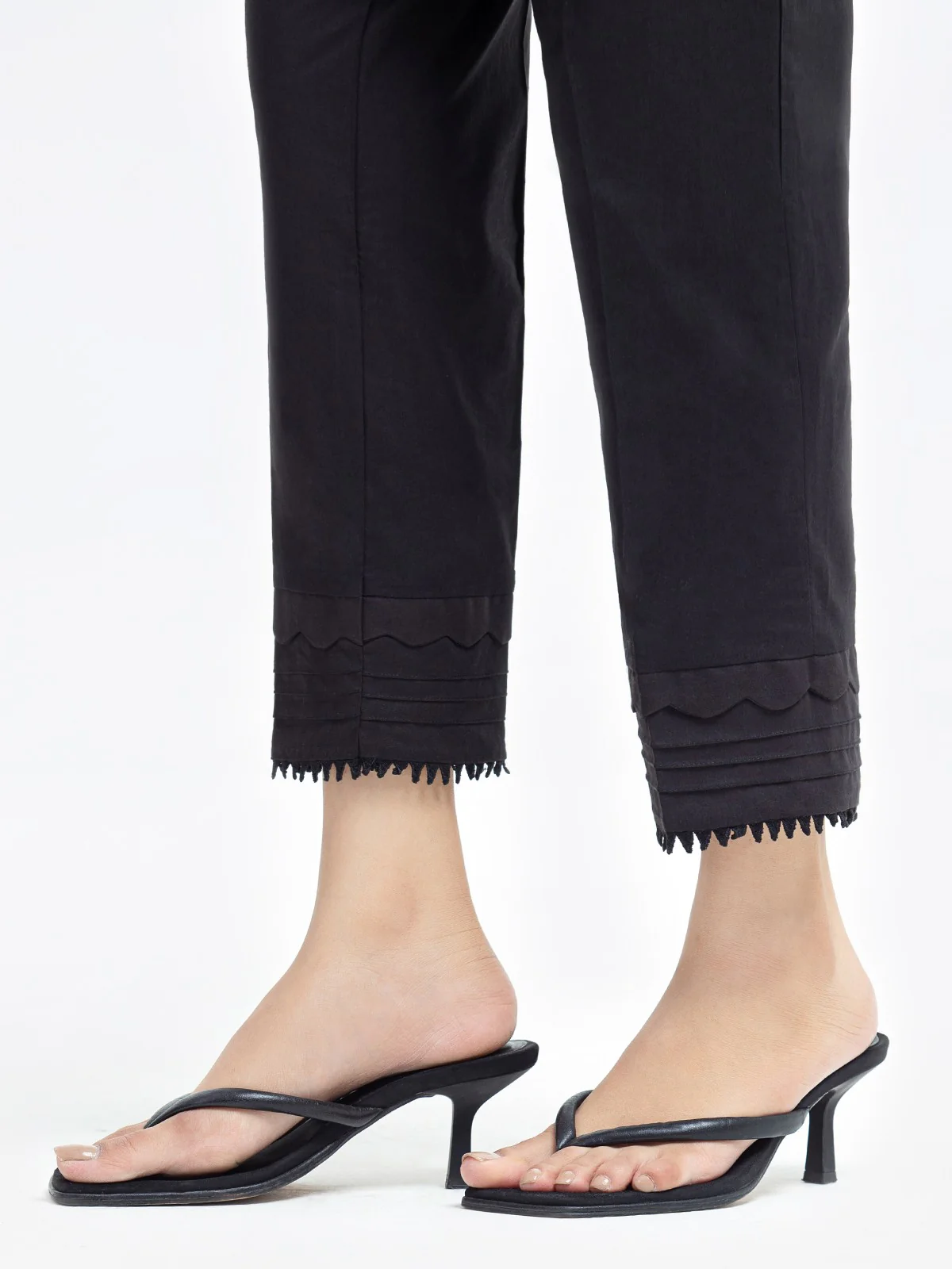 Women's Black Trouser - EWBS22-76399 - Image 2