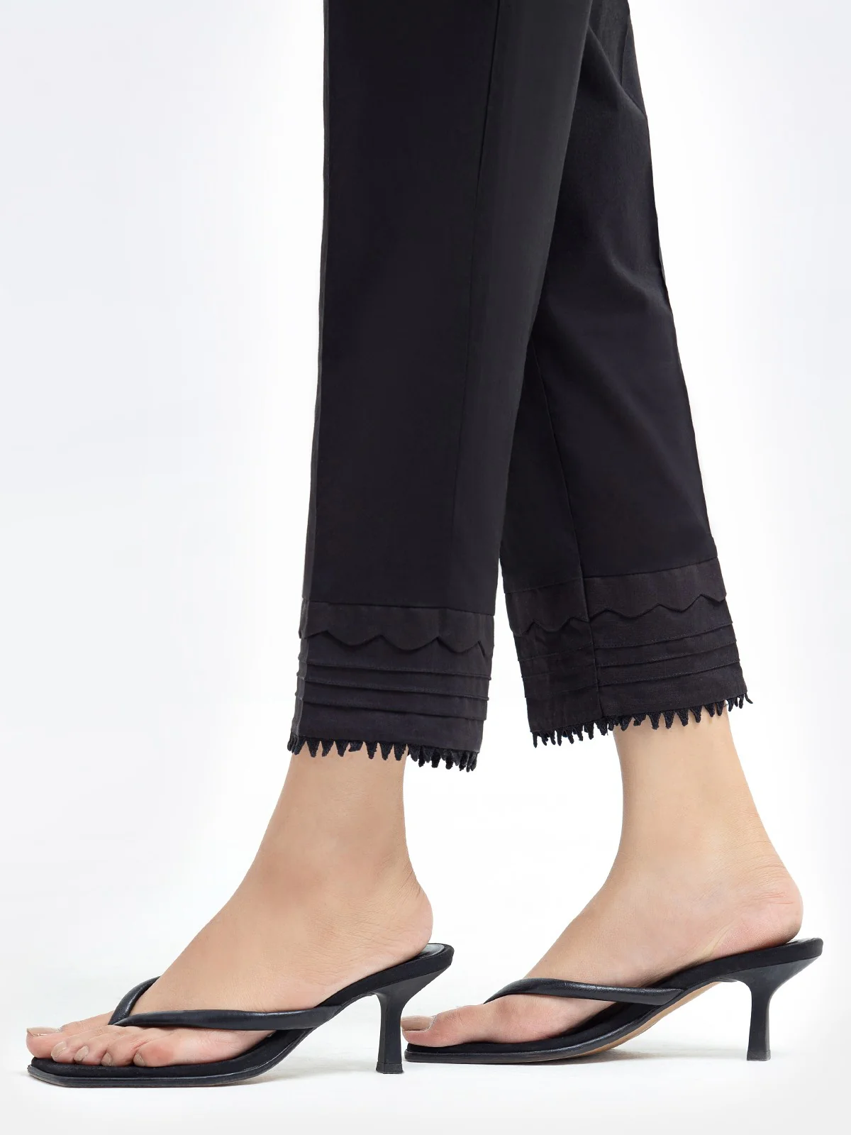 Women's Black Trouser - EWBS22-76399 - Image 3