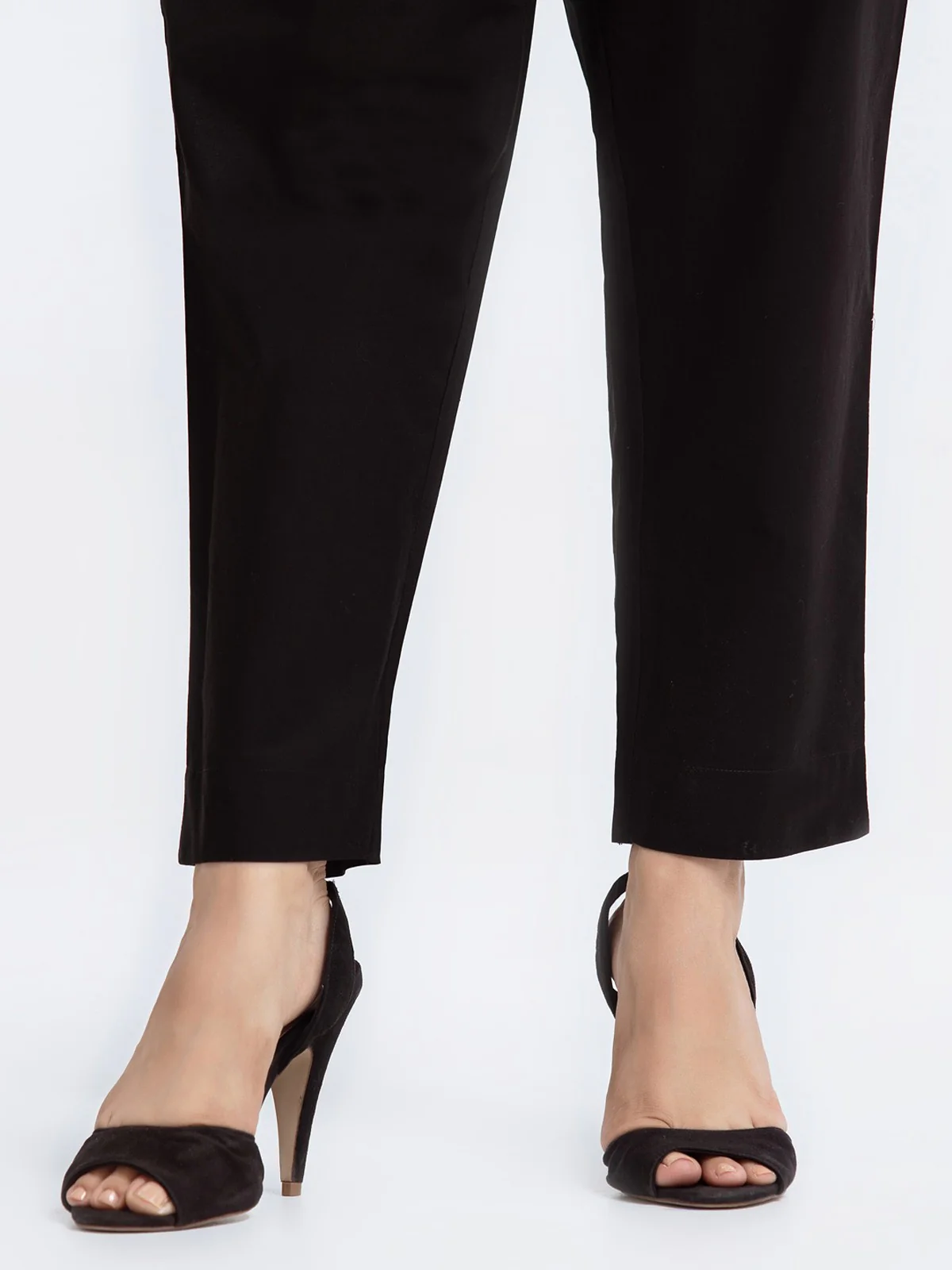 Women's Black Trouser - EWBS23-76335 - Image 2