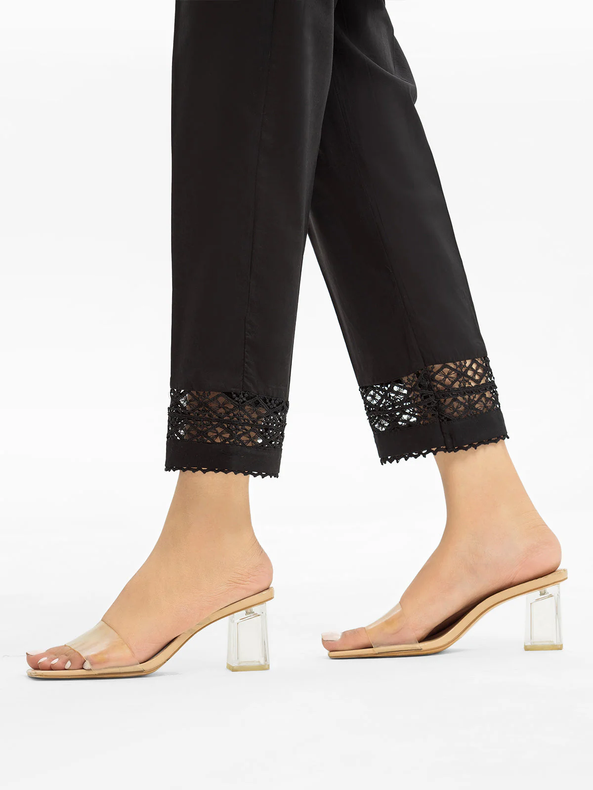 Women's Black Trouser - EWBS23-76532 - Image 2