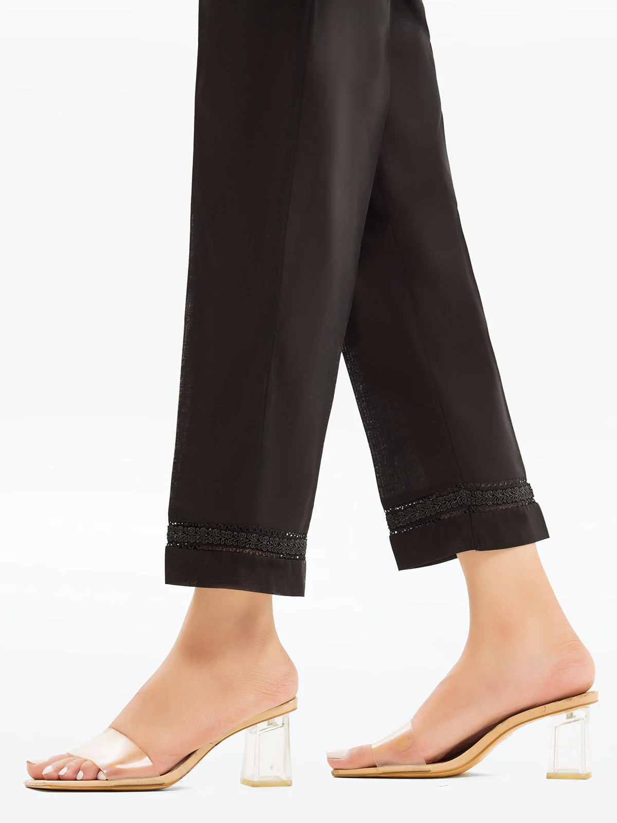 Women's Black Trouser - EWBS23-76563 - Image 2