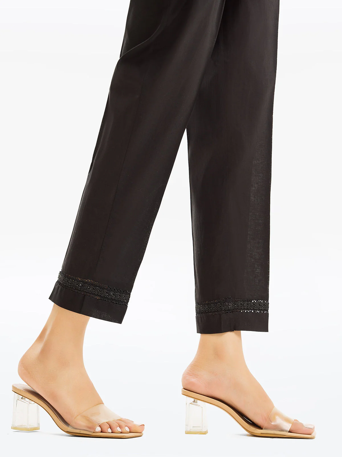 Women's Black Trouser - EWBS23-76563 - Image 3