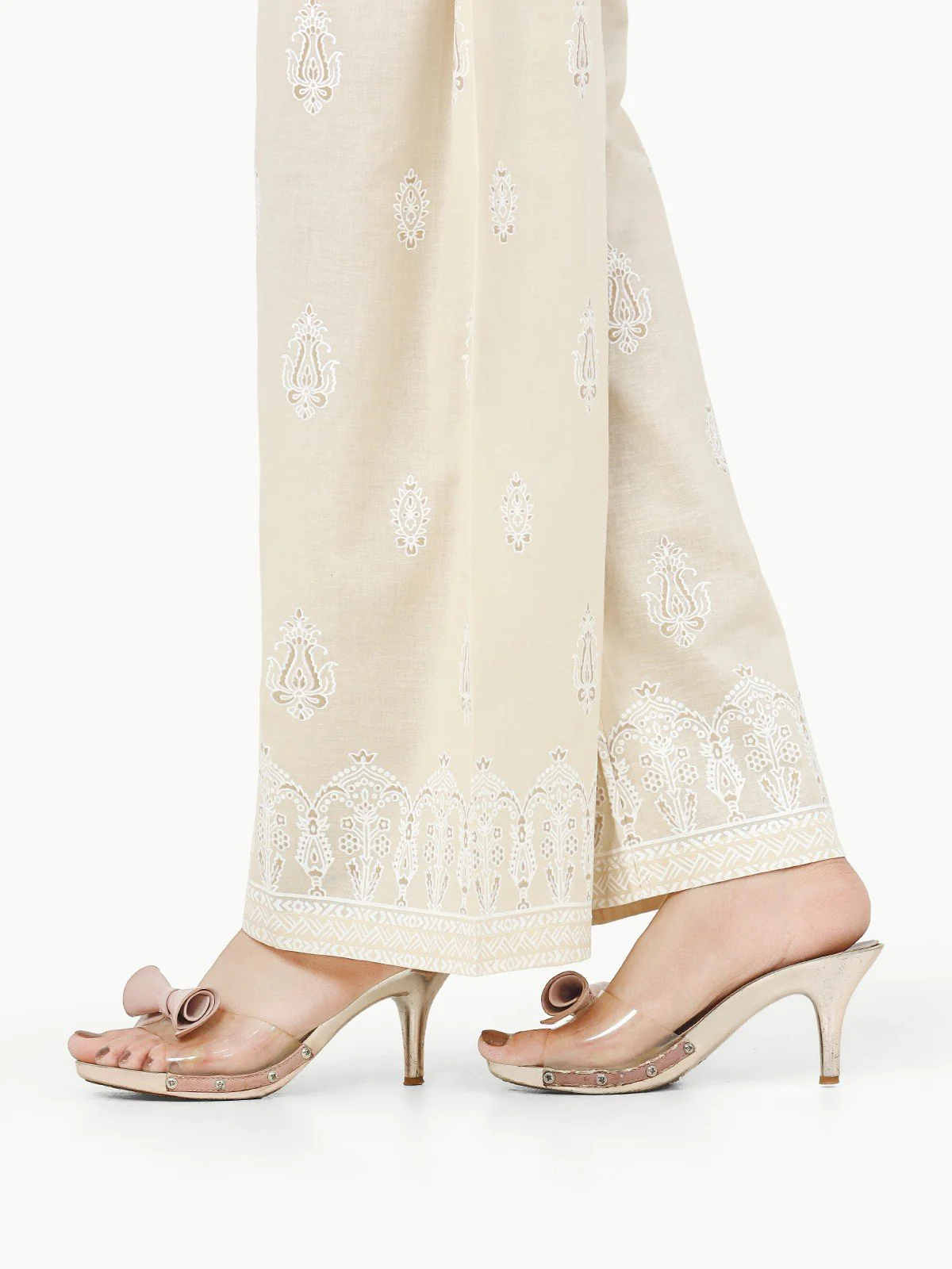 Women's Cream Trouser - EWBP22-76390 - Image 3
