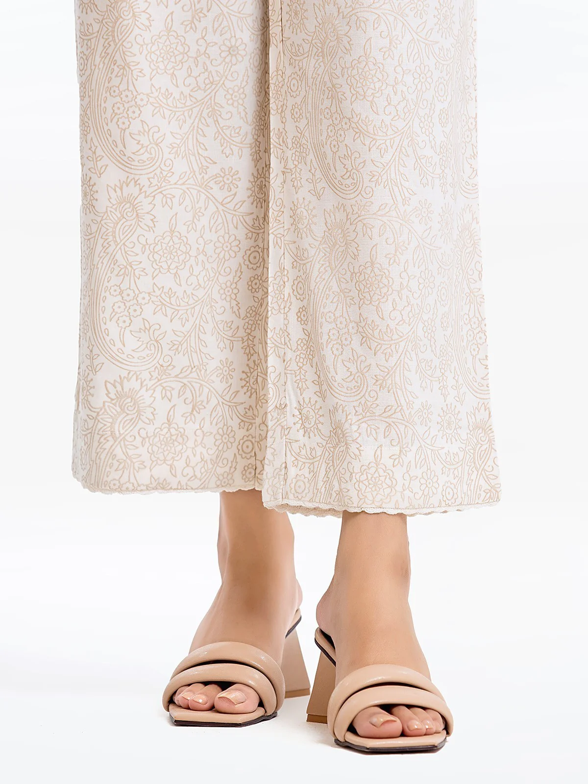 Women's Cream Trouser - EWBP23-76555 - Image 2