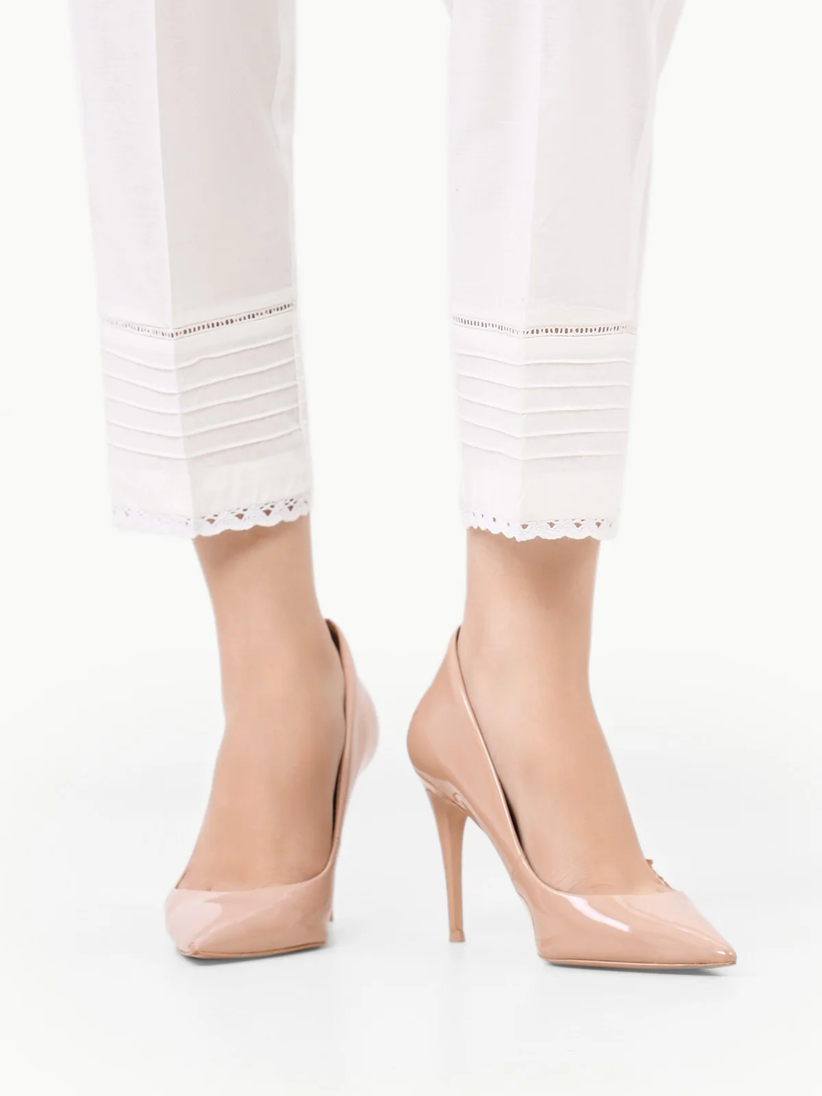 Women's Off White Trouser - EWBP22-76382 - Image 2
