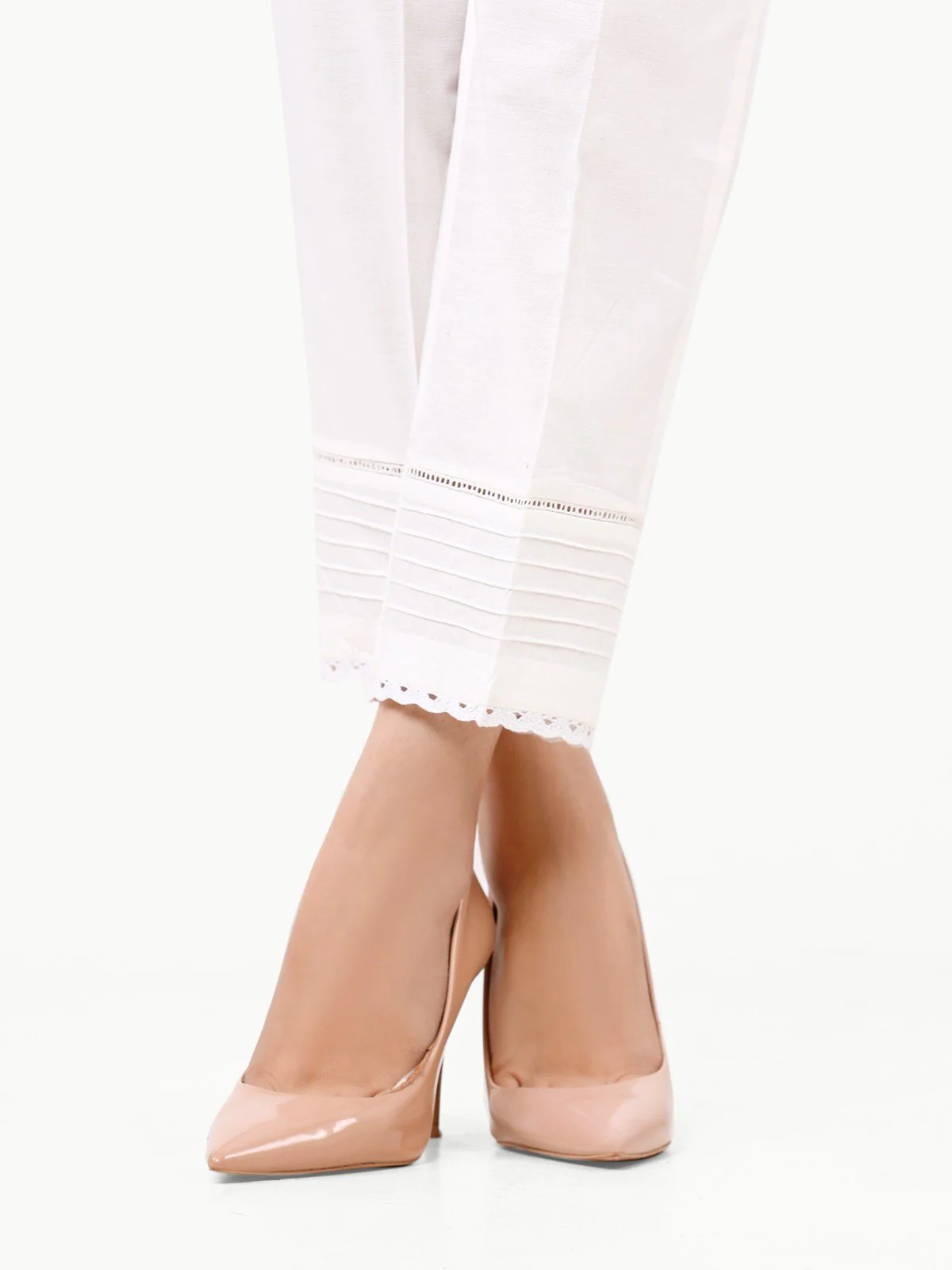 Women's Off White Trouser - EWBP22-76382 - Image 3