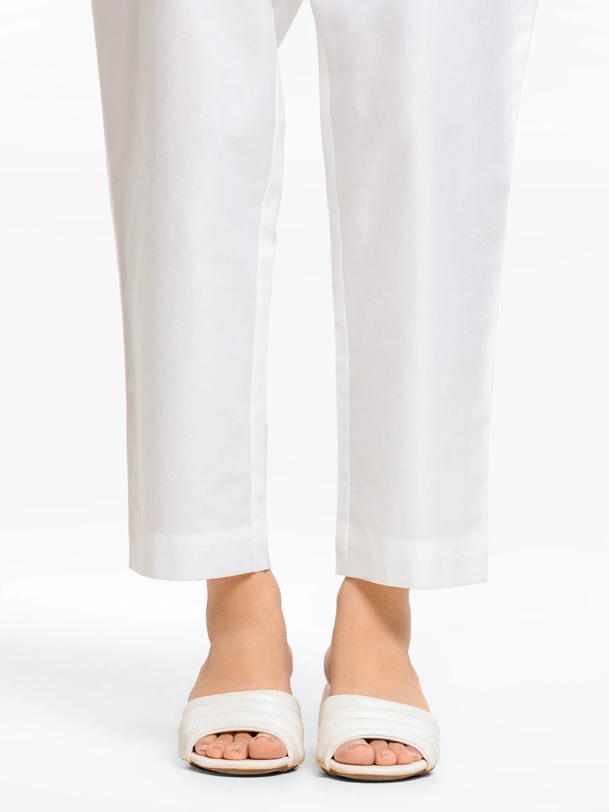 Women's White Trouser - EWBS23-76533 - Image 2