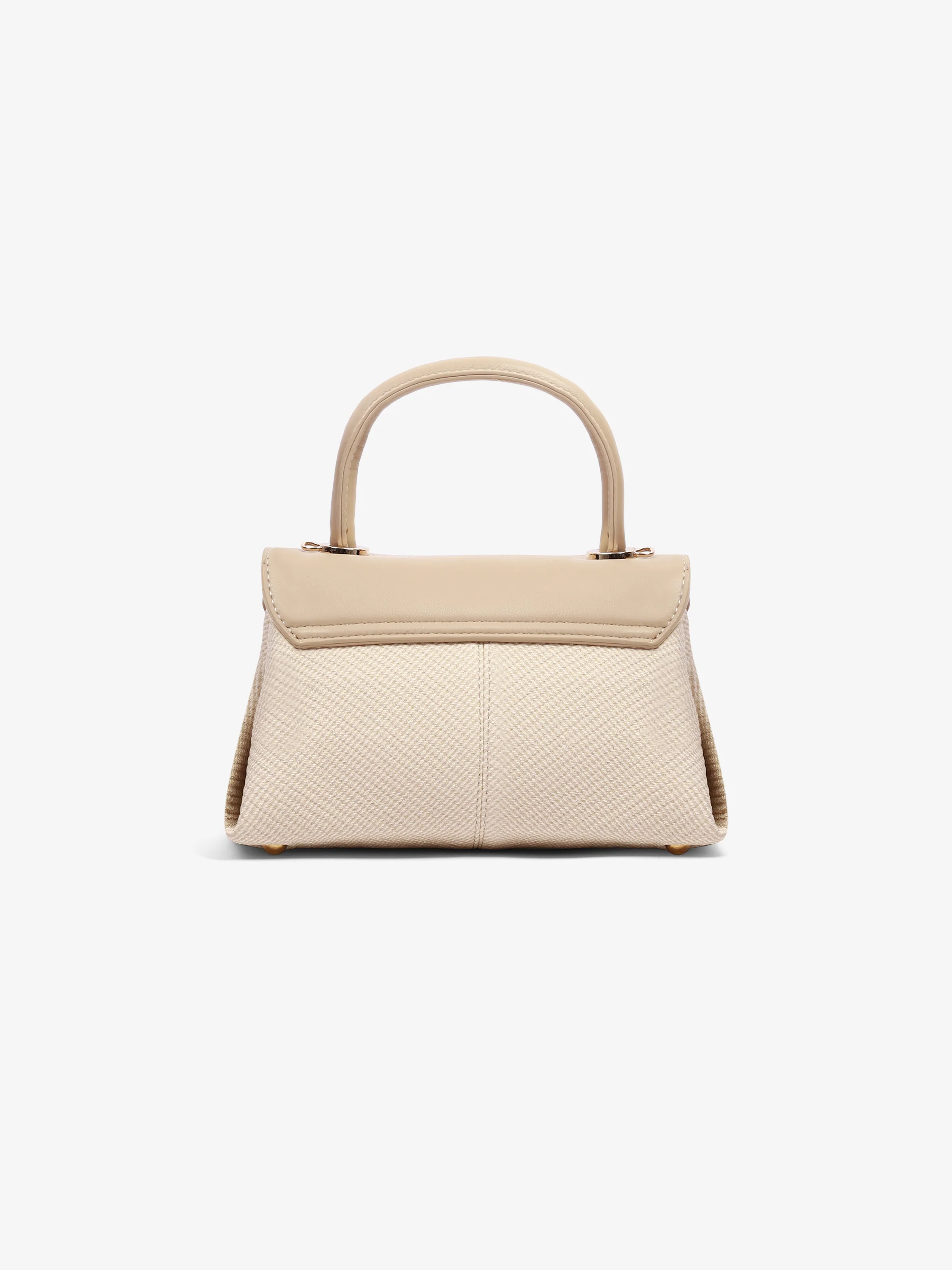 Women's Beige Top-handle Crossbody Bag - EAWHB5-036 - Image 5