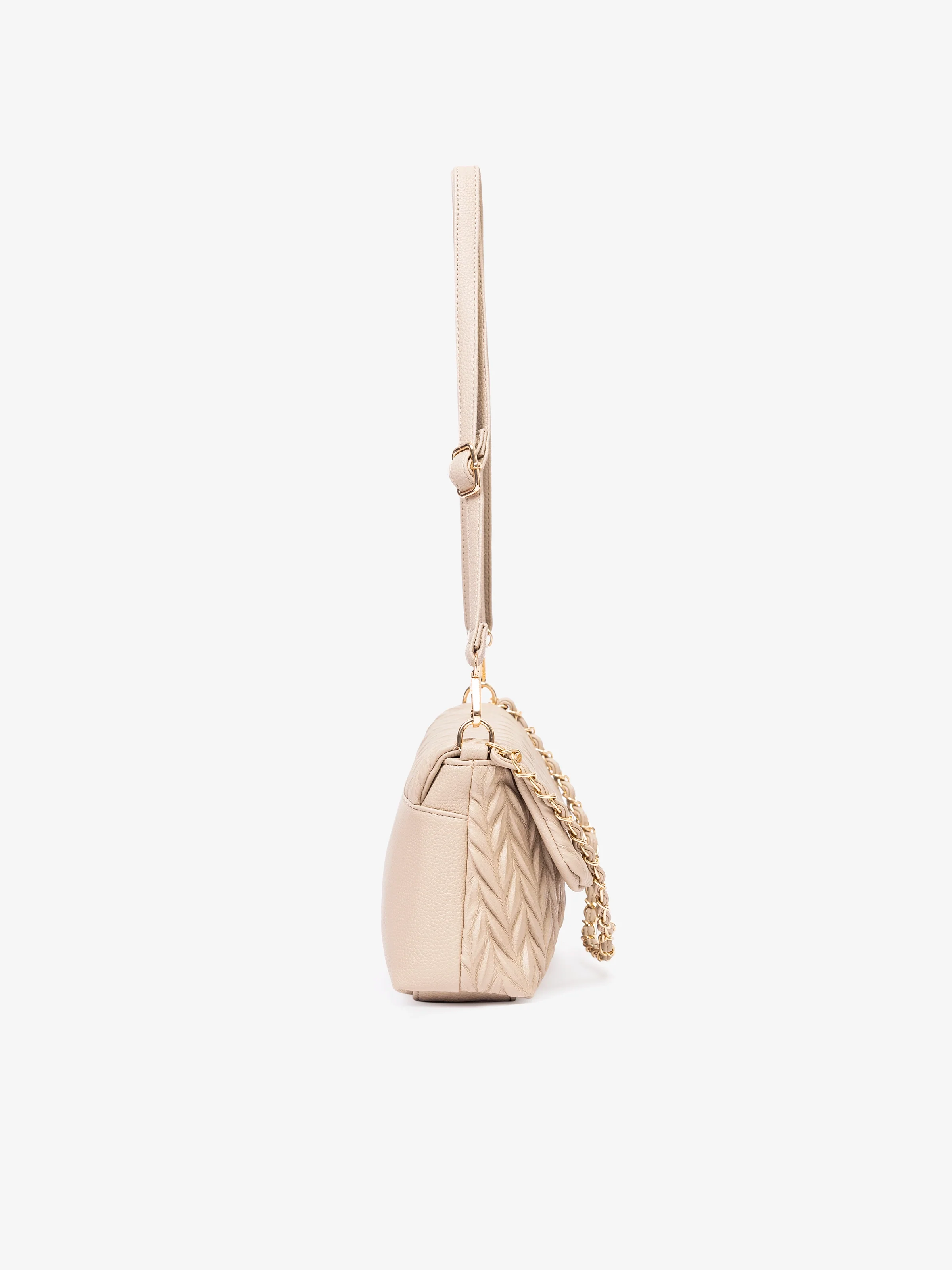 Women's Beige Crossbody Bag - EAWHB5-045 - Image 4
