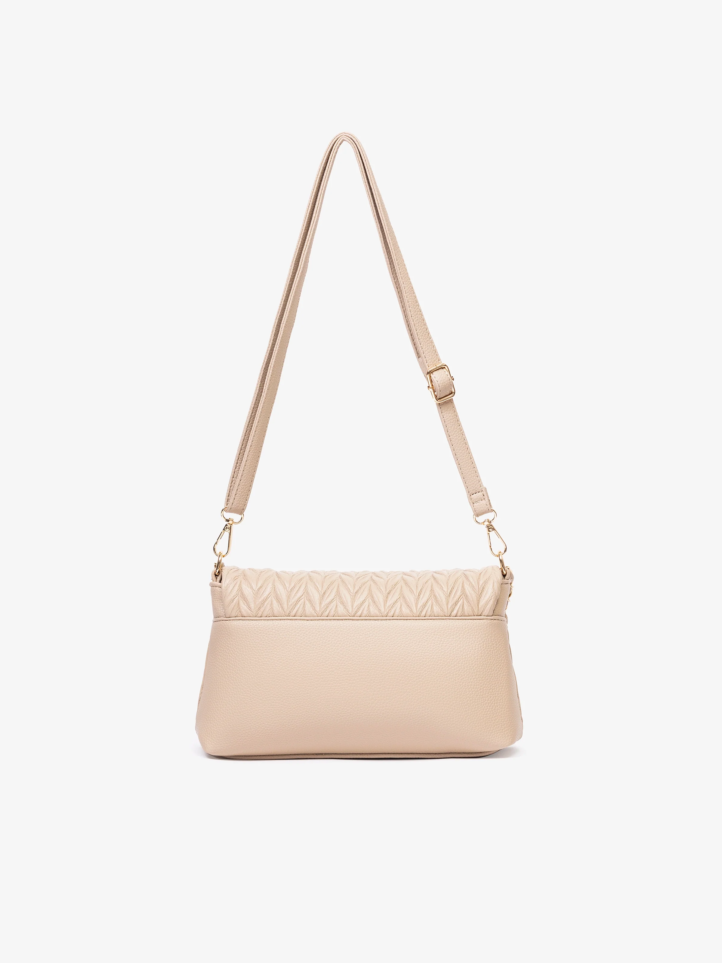 Women's Beige Crossbody Bag - EAWHB5-045 - Image 5