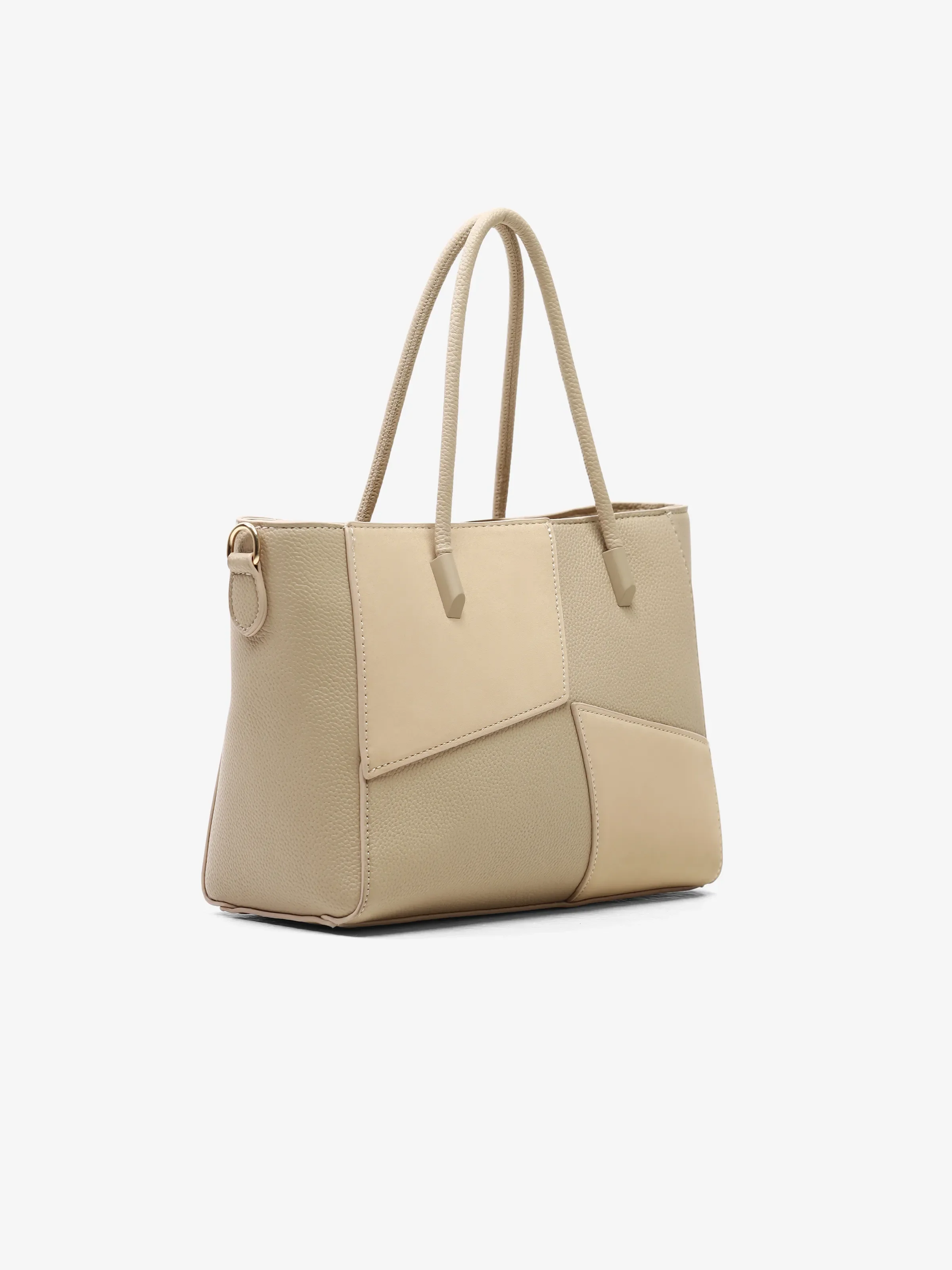 Women's Beige Shoulder Bag EAWHB5-047 - Image 3