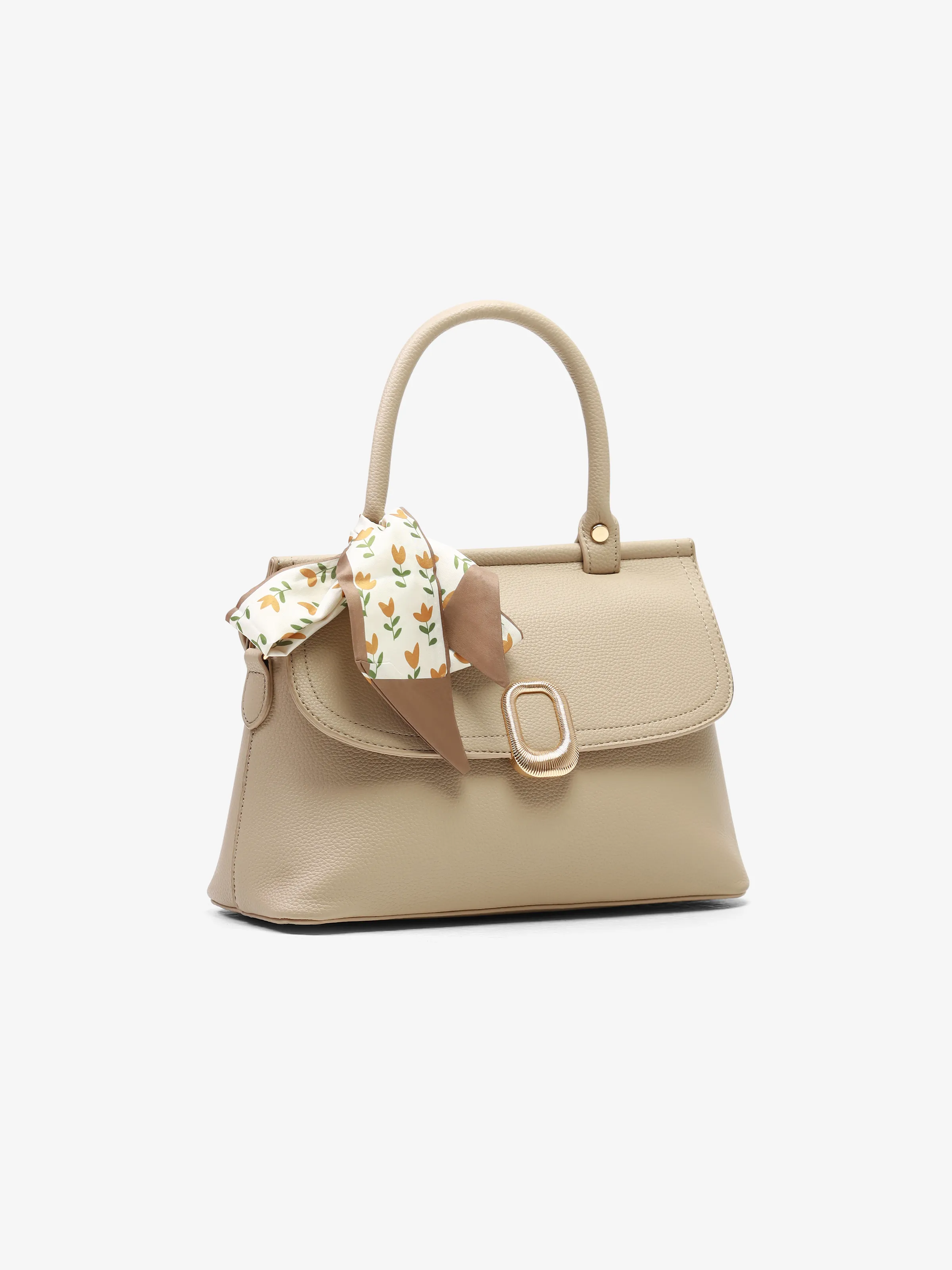 Women's Beige Crossbody Bag - EAWHB5-049 - Image 2